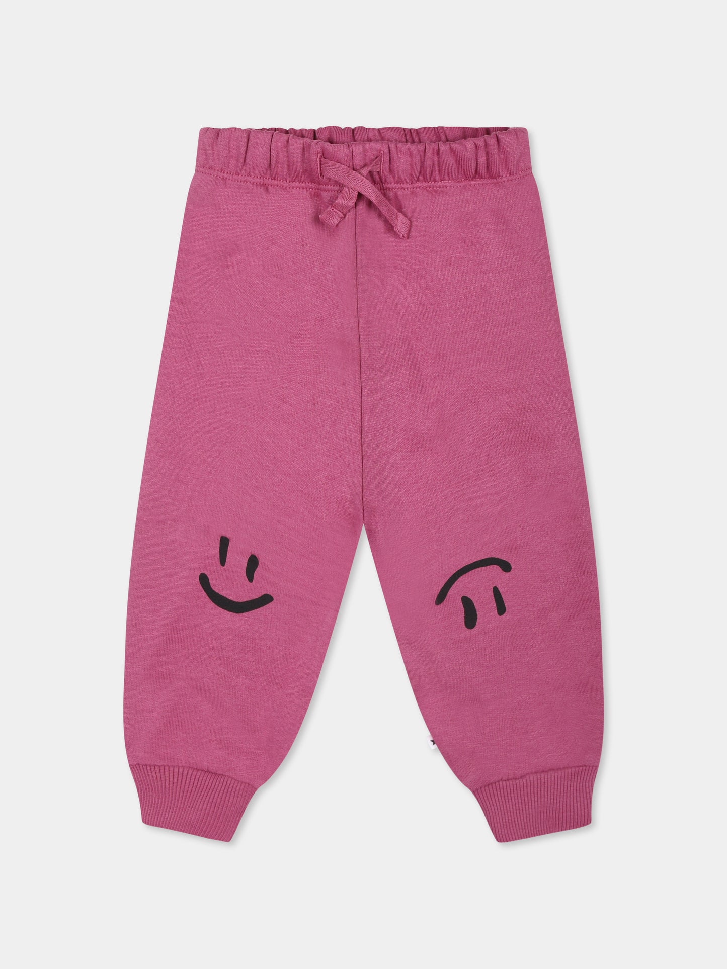 Pantaloni rosa per neonata con smile,Molo,6W24I224 8972