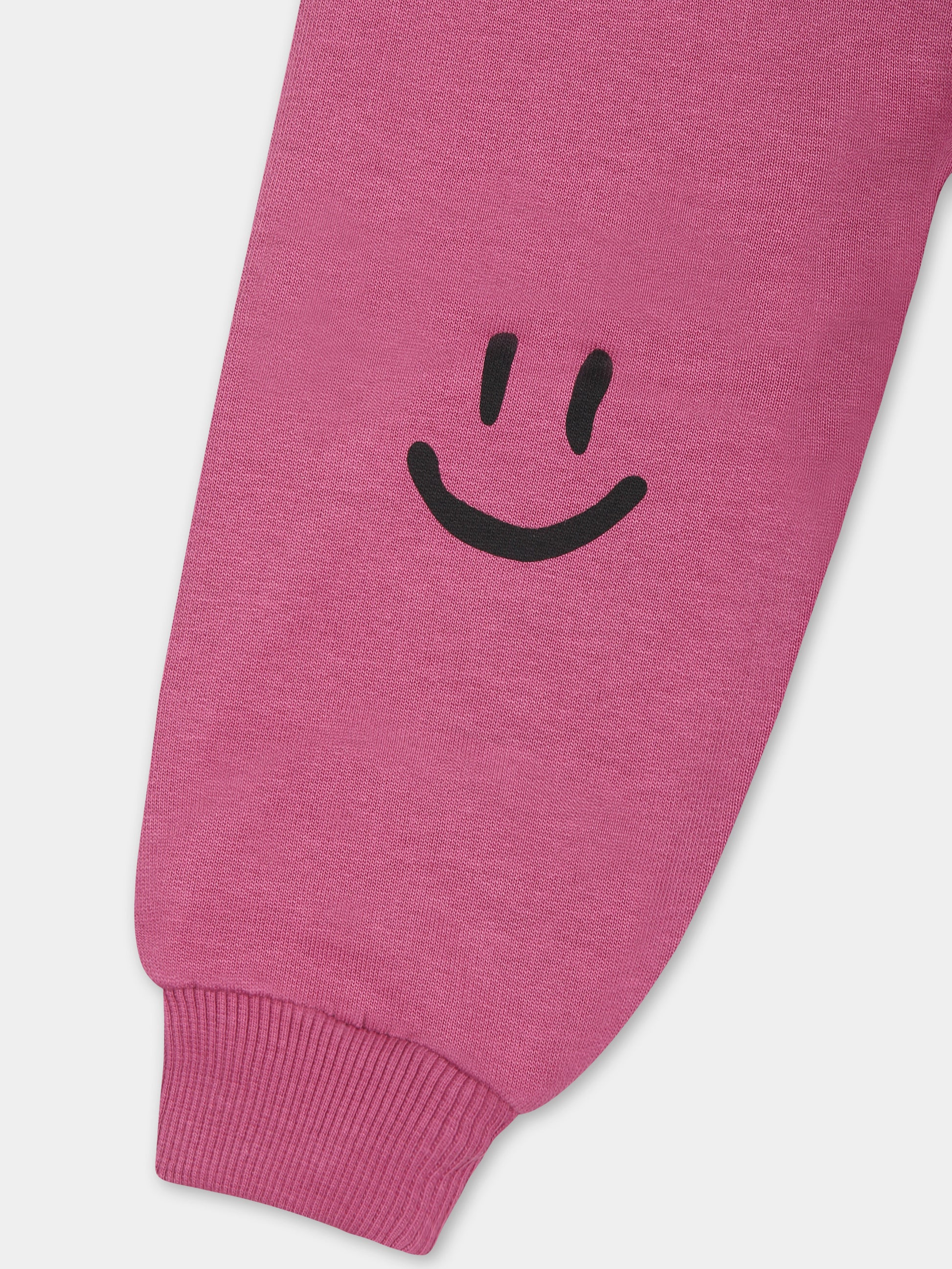 Pantaloni rosa per neonata con smile,Molo,6W24I224 8972