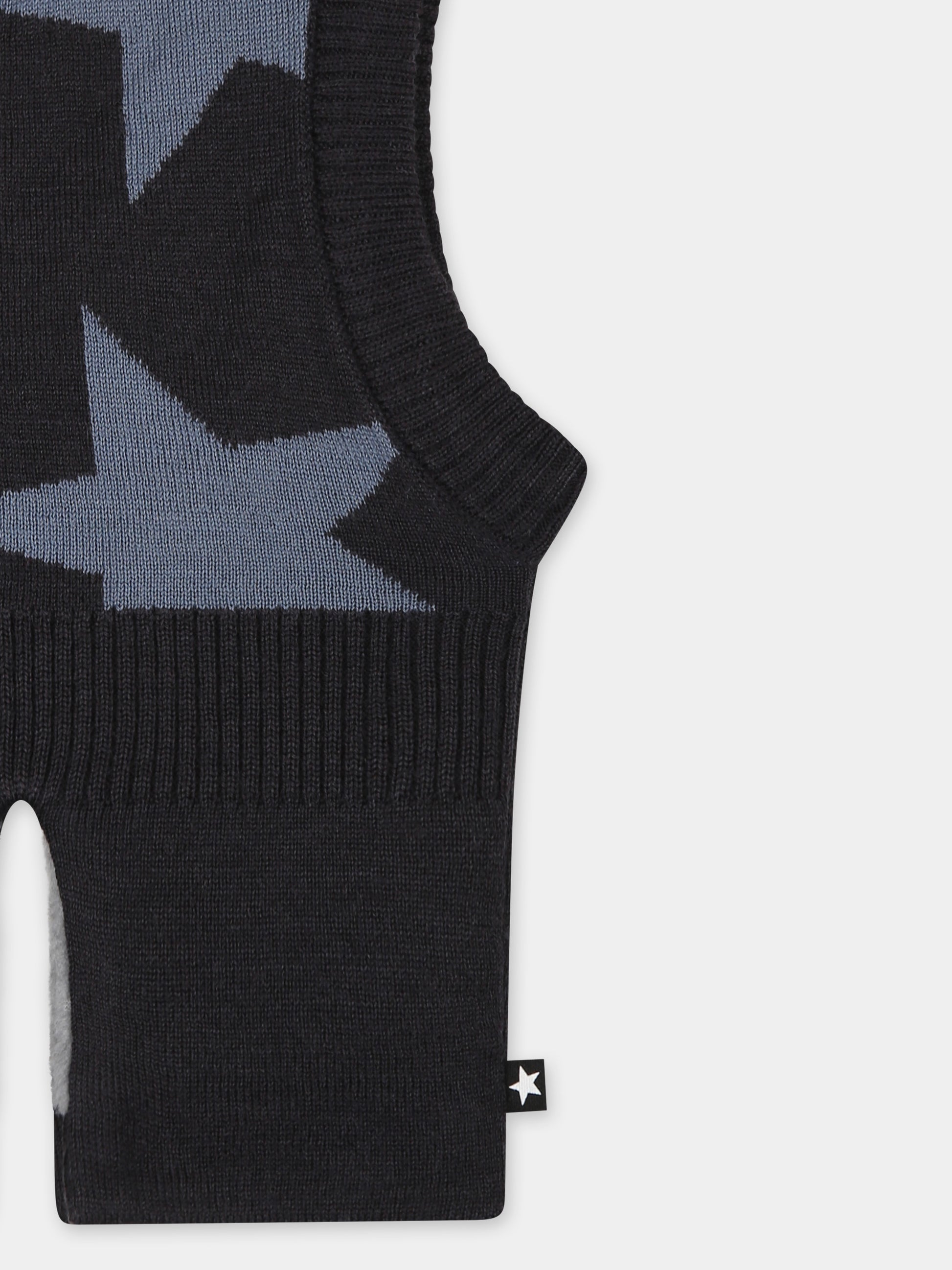 Balaclava blu Snow per bambini con stelle,Molo,7W24S401 8943