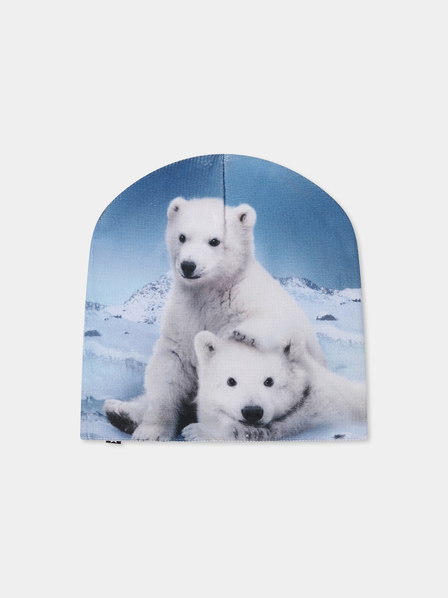 Set accessori celeste Kaya per bambino con stampa orso polare,Molo,7W24S901 9190