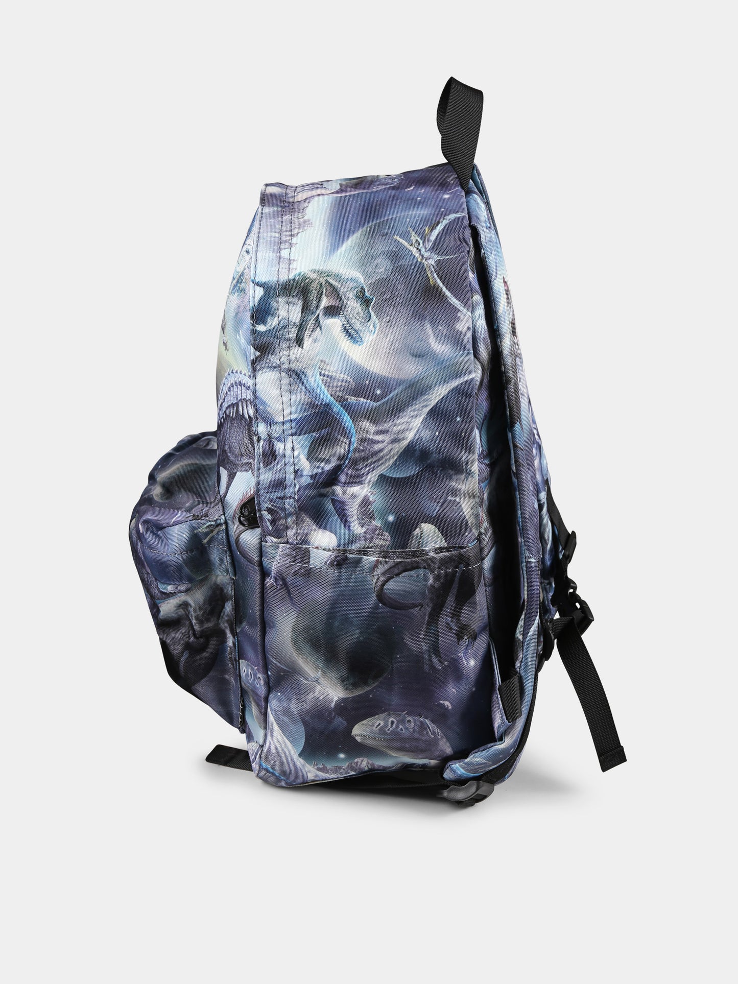 Zaino blu per bambino con stampa dinosauri,Molo,7W24V202 9147