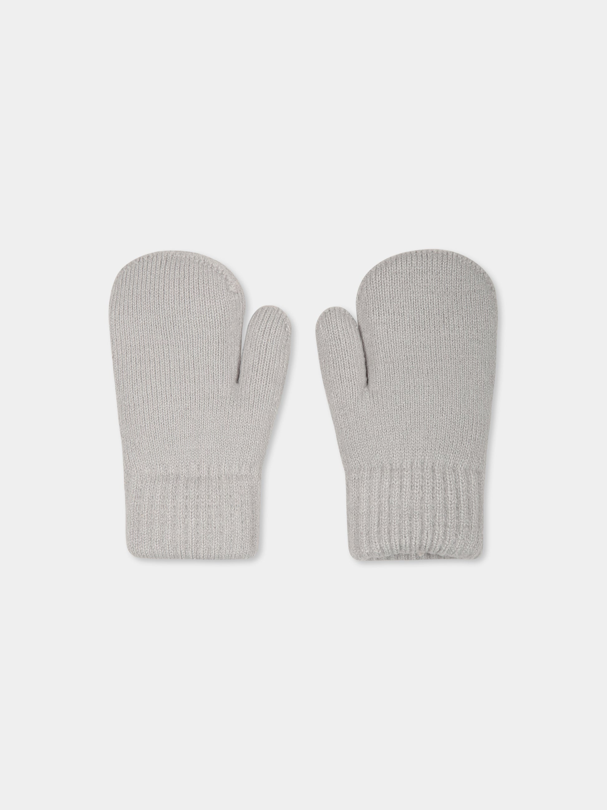 Guanti grigi Kenau per bambini con orsetto,Molo,7W24S105 1058