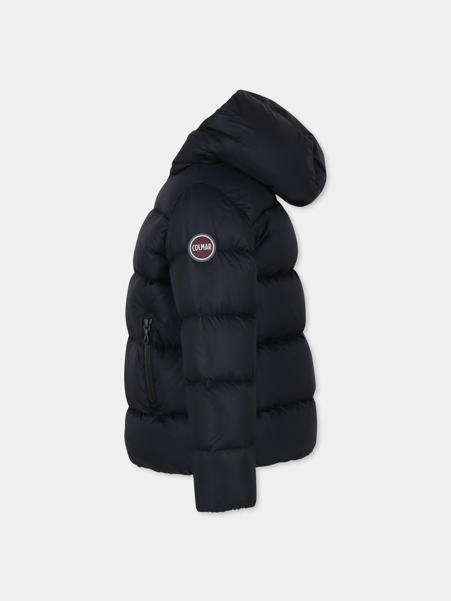 Piumino nero per bambino con logo,Colmar Originals Kids,3408 9WY 99