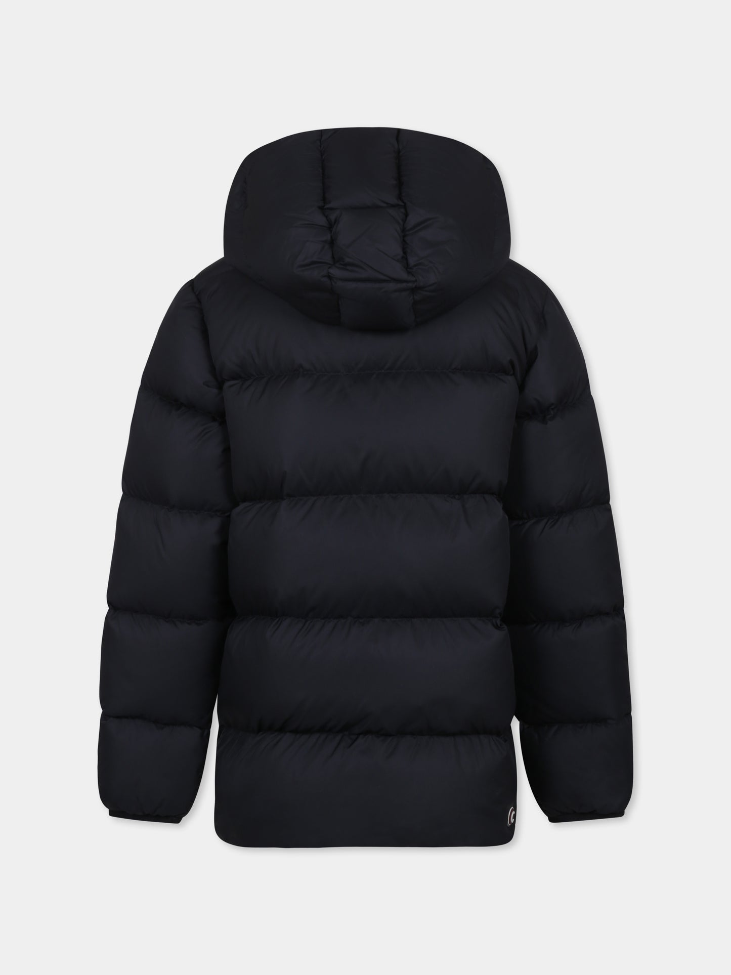 Doudoune longue noire pour enfant