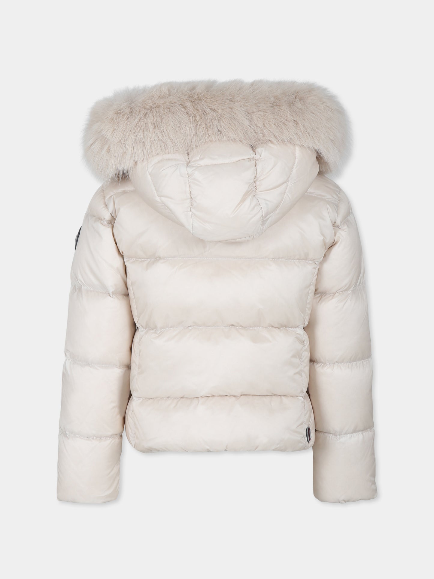 Piumino beige per bambina con logo,Colmar Originals Kids,3406E 2YO 04