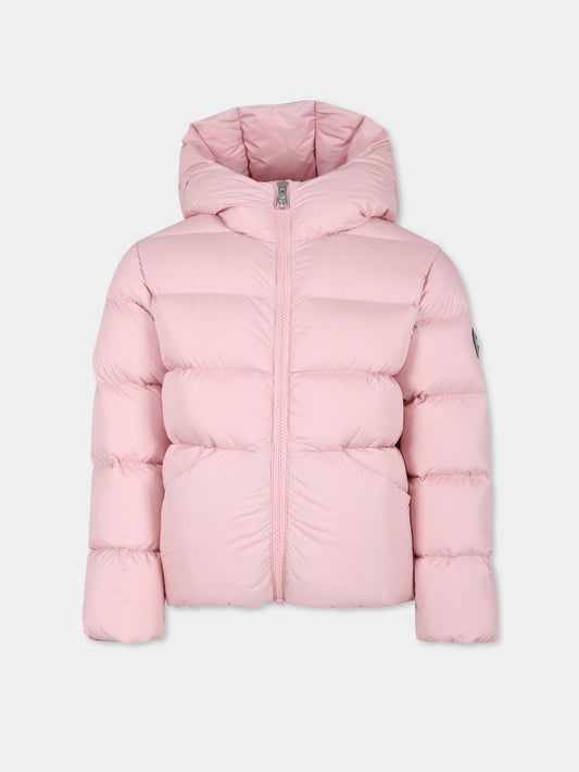 Piumino rosa per bambina con logo,Colmar Originals Kids,3445 2XX 420