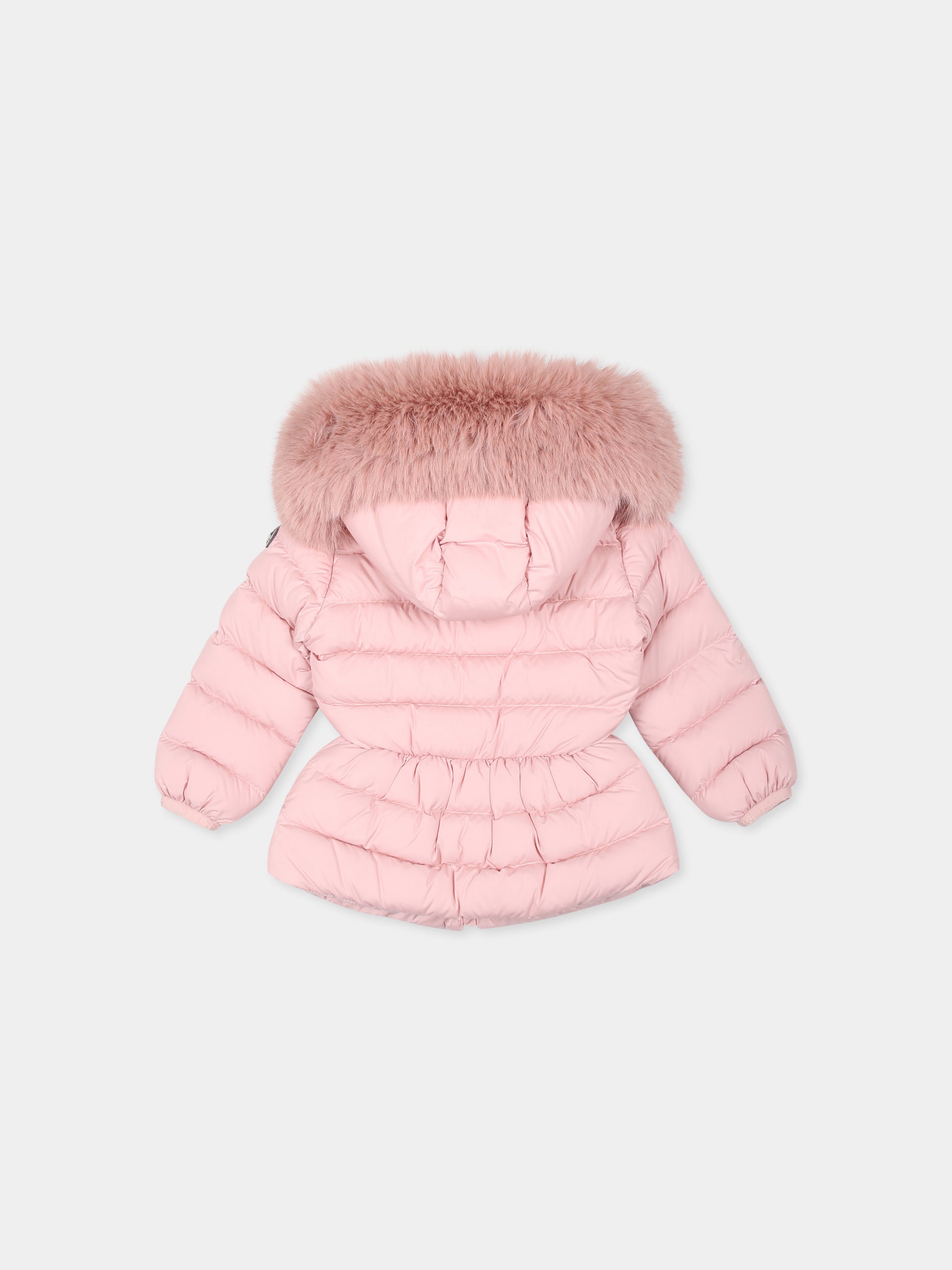 Piumino rosa per neonata con logo,Colmar Originals Kids,3449E 2XX 420