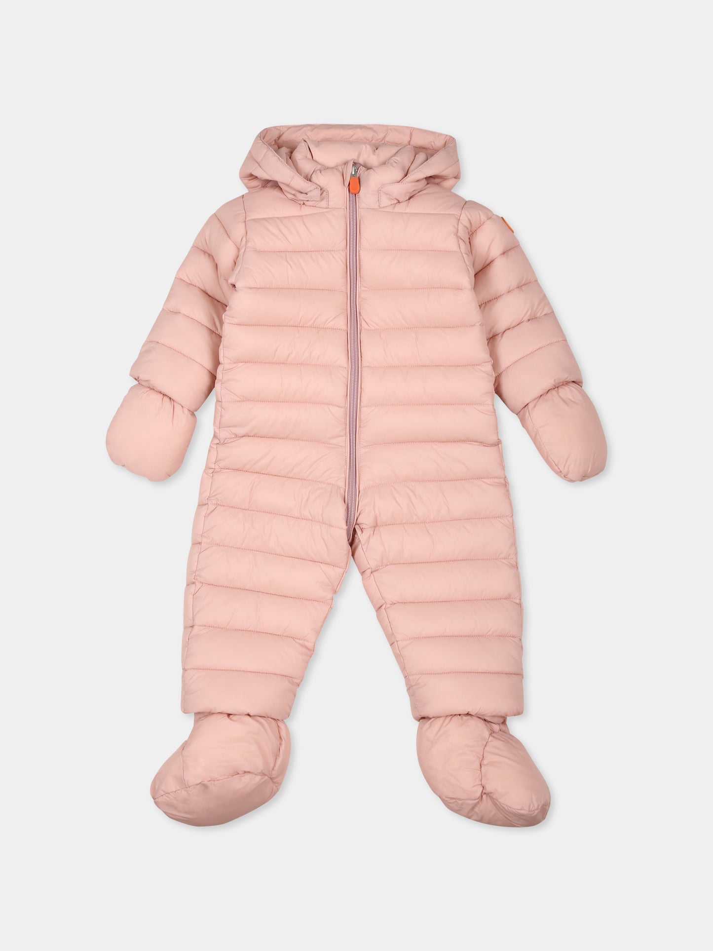 Piumino Storm rosa per neonata con logo,Save The Duck Kids,I30002X GIGA19 80007