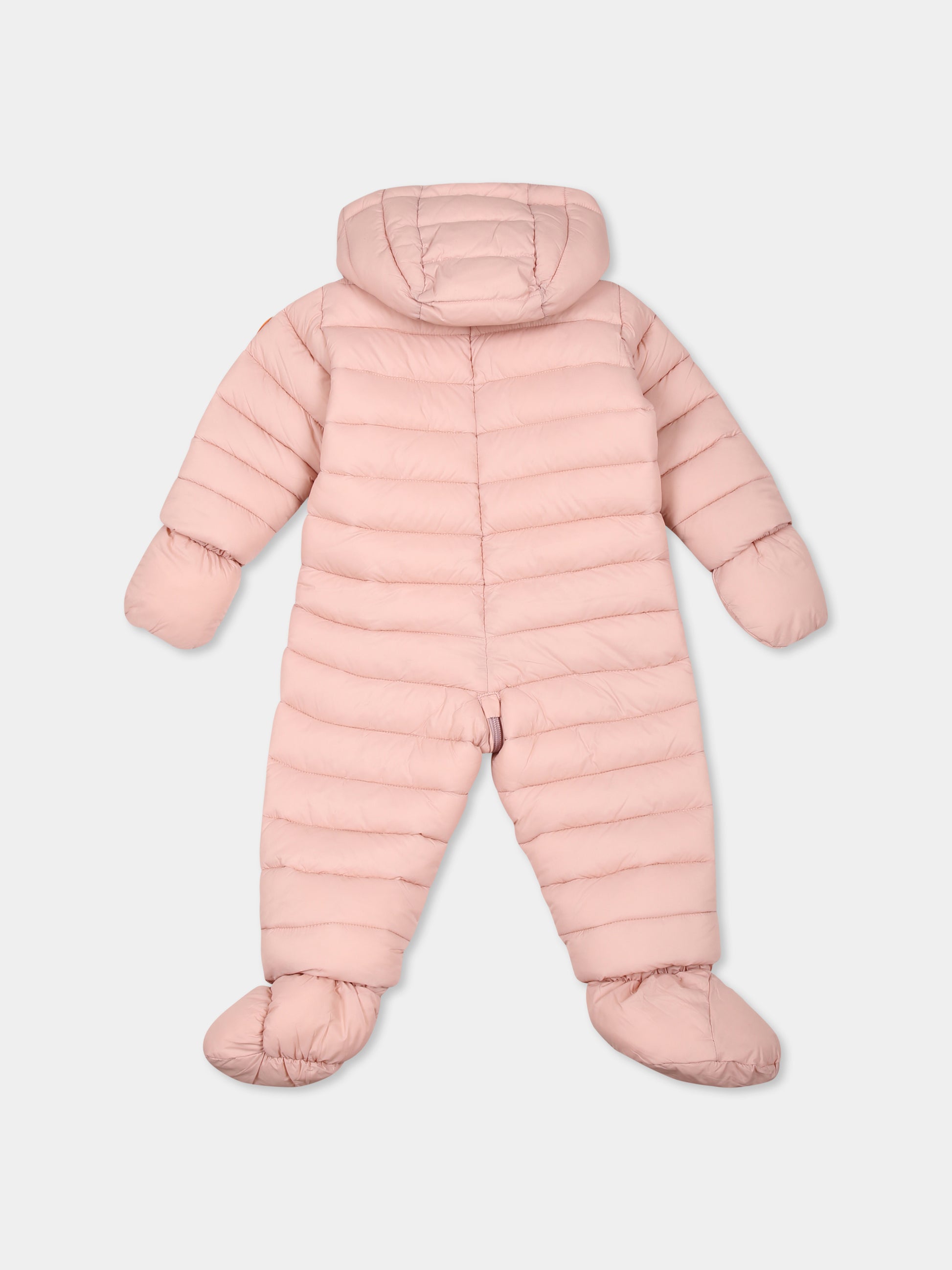 Piumino Storm rosa per neonata con logo,Save The Duck Kids,I30002X GIGA19 80007