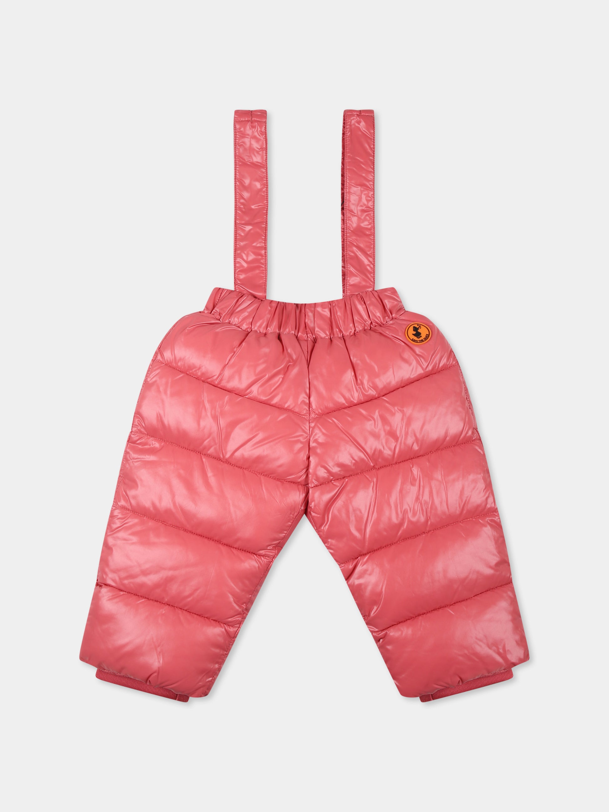 Pantaloni Ulmi rosa per neonata,Save The Duck Kids,IP1479X LUCK19 80036