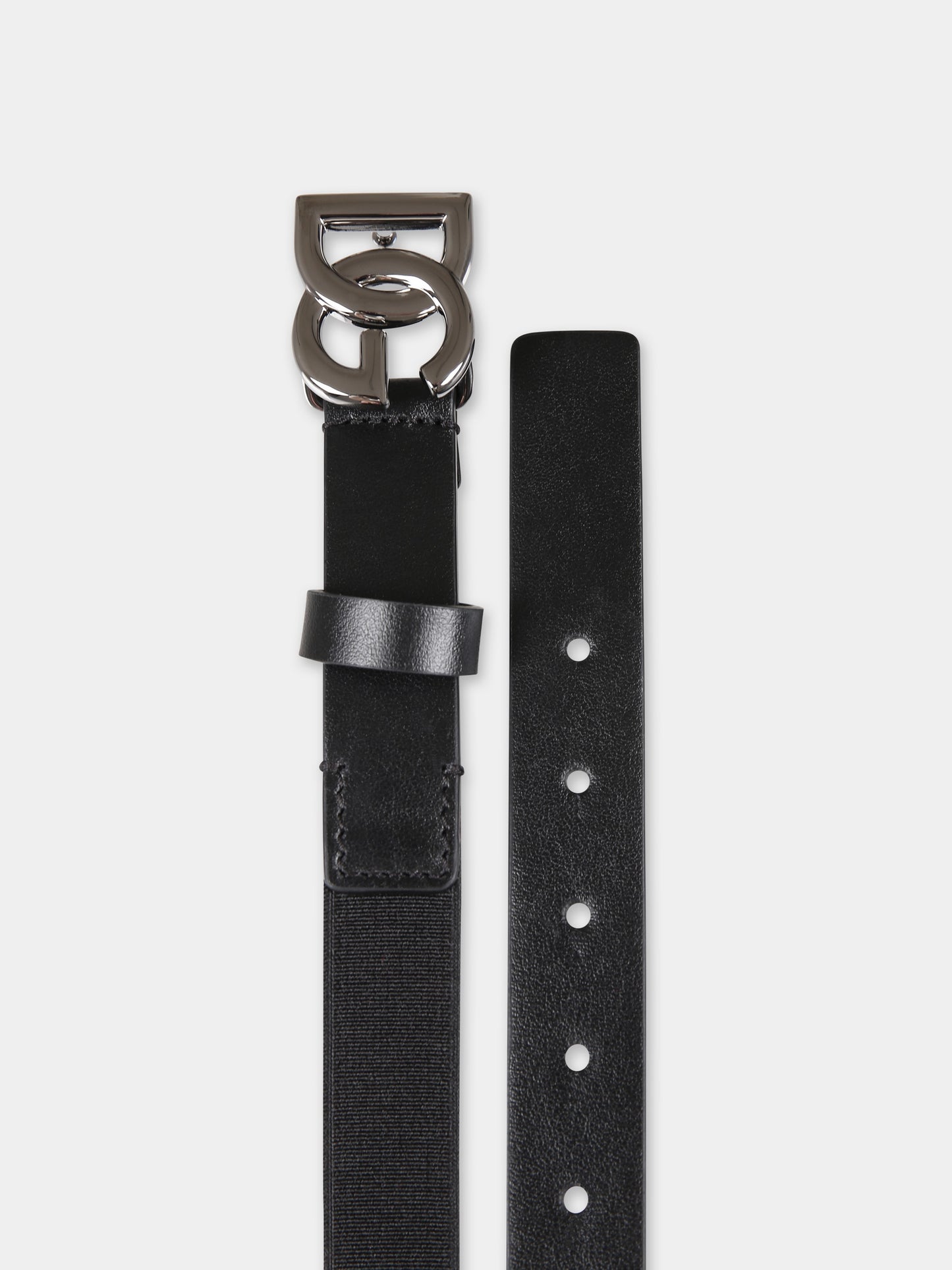 Ceinture noire pour enfants avec logo
