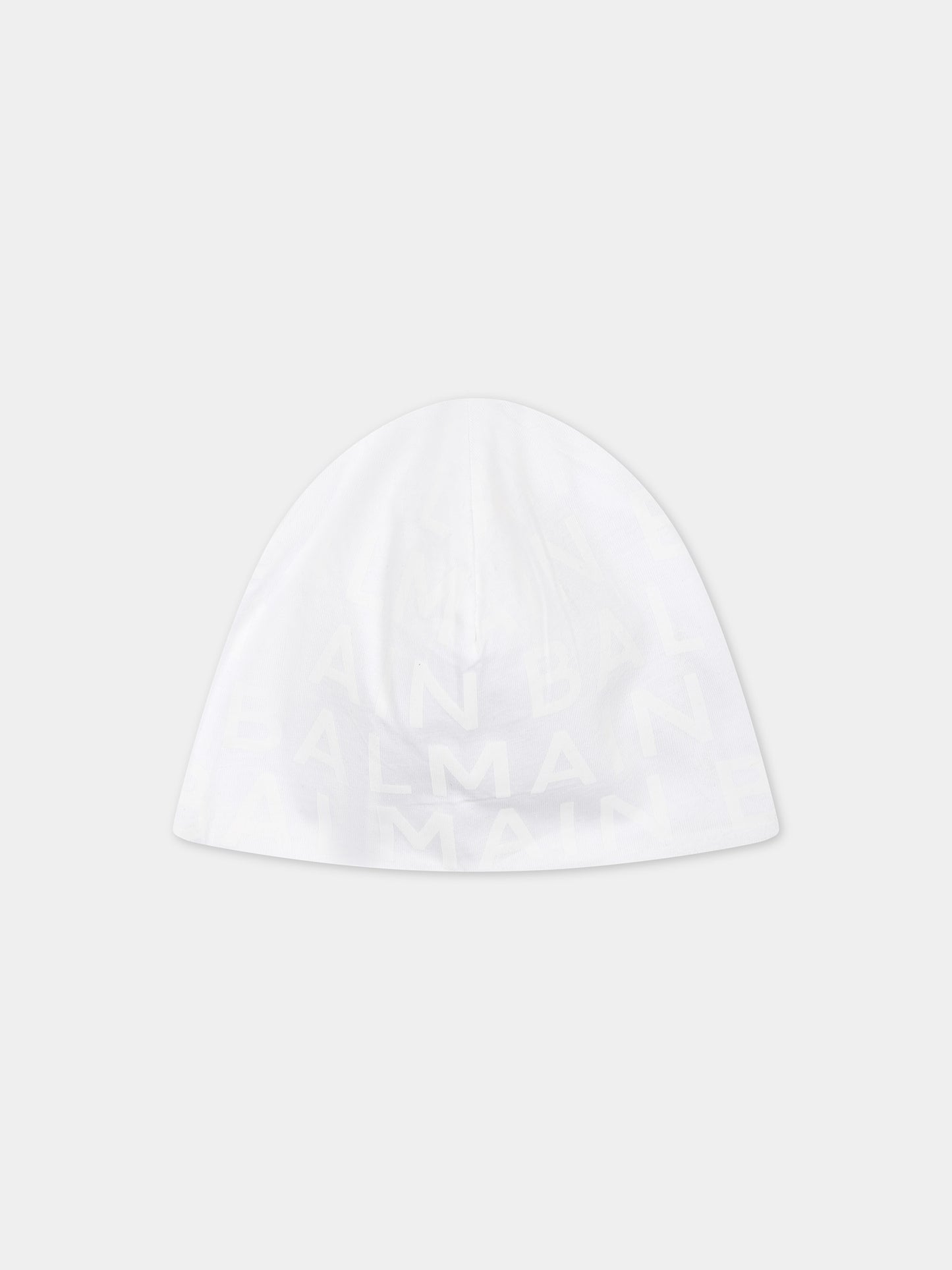 Set tutina bianco per neonata con logo,Balmain Kids,BTB520 Z1523 100BC