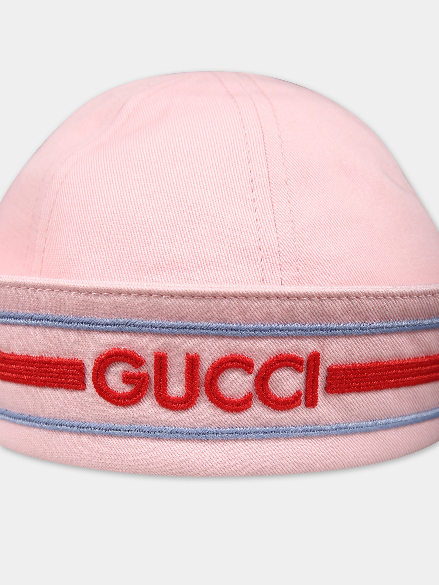 Cloche rosa per bambina con logo Gucci,Gucci Kids,786615 4HA9P 5300