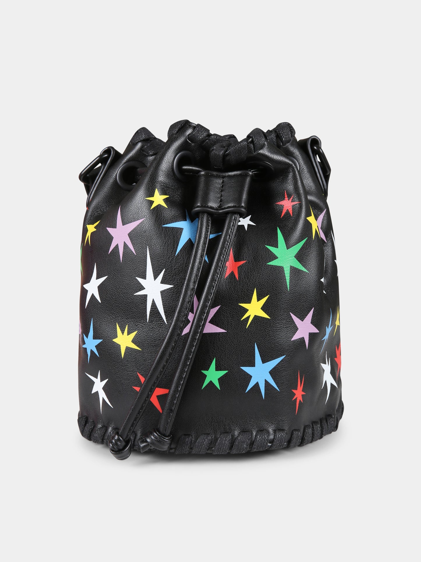 Sac noir pour fille avec étoiles