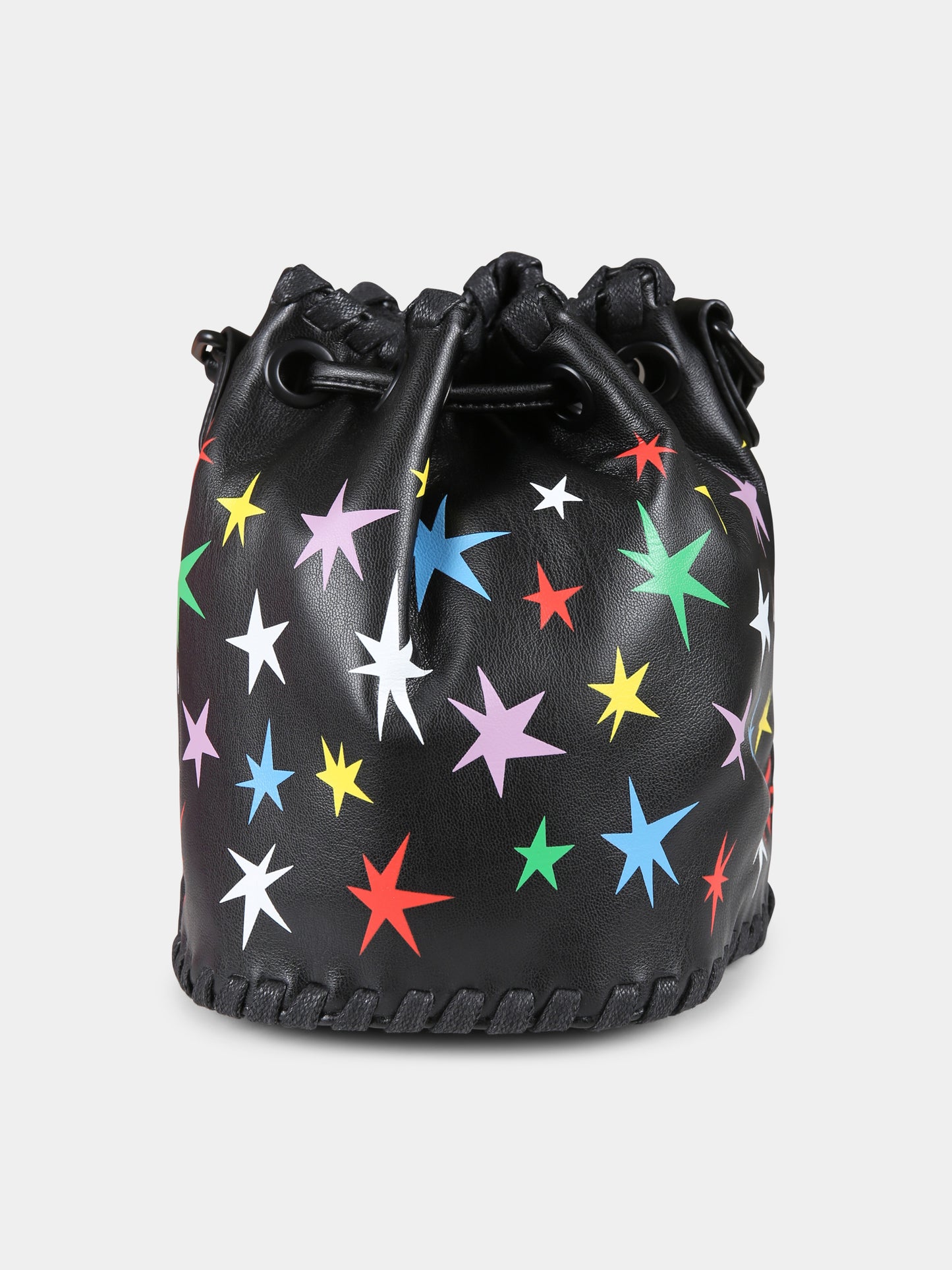 Sac noir pour fille avec étoiles