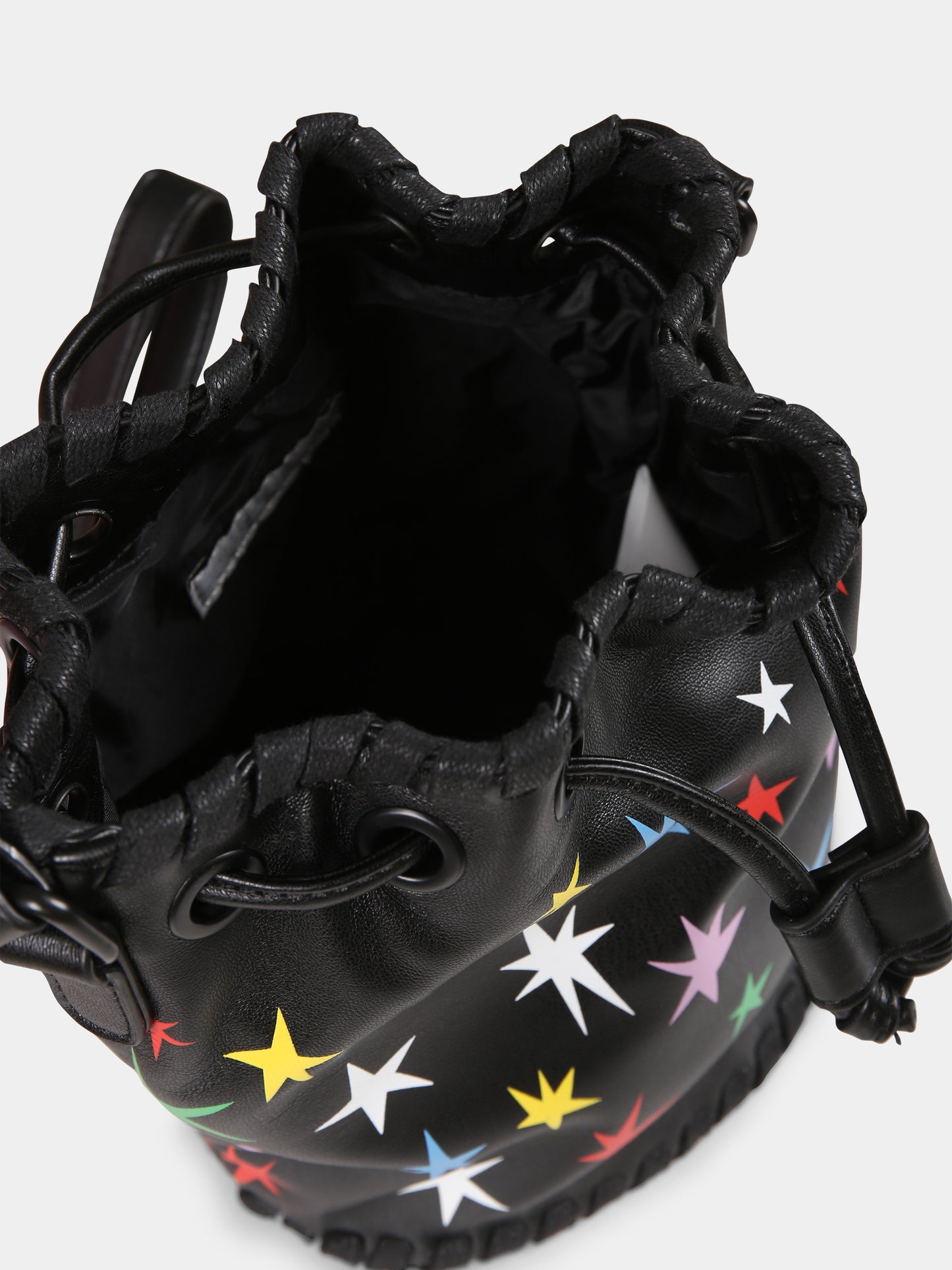 Borsa nera per bambina con stelle,Stella Mccartney Kids,TV0B88 Z2437 930MC