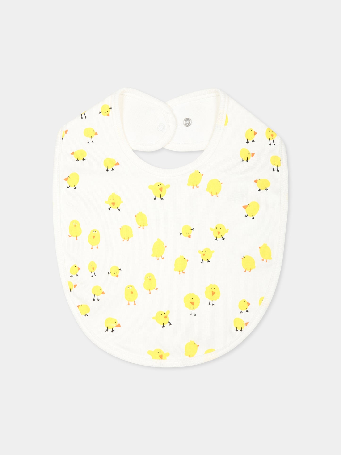 Set bavaglini multicolor per neonato con pulcini,Stella Mccartney Kids,TVB590 Z2273 101MC