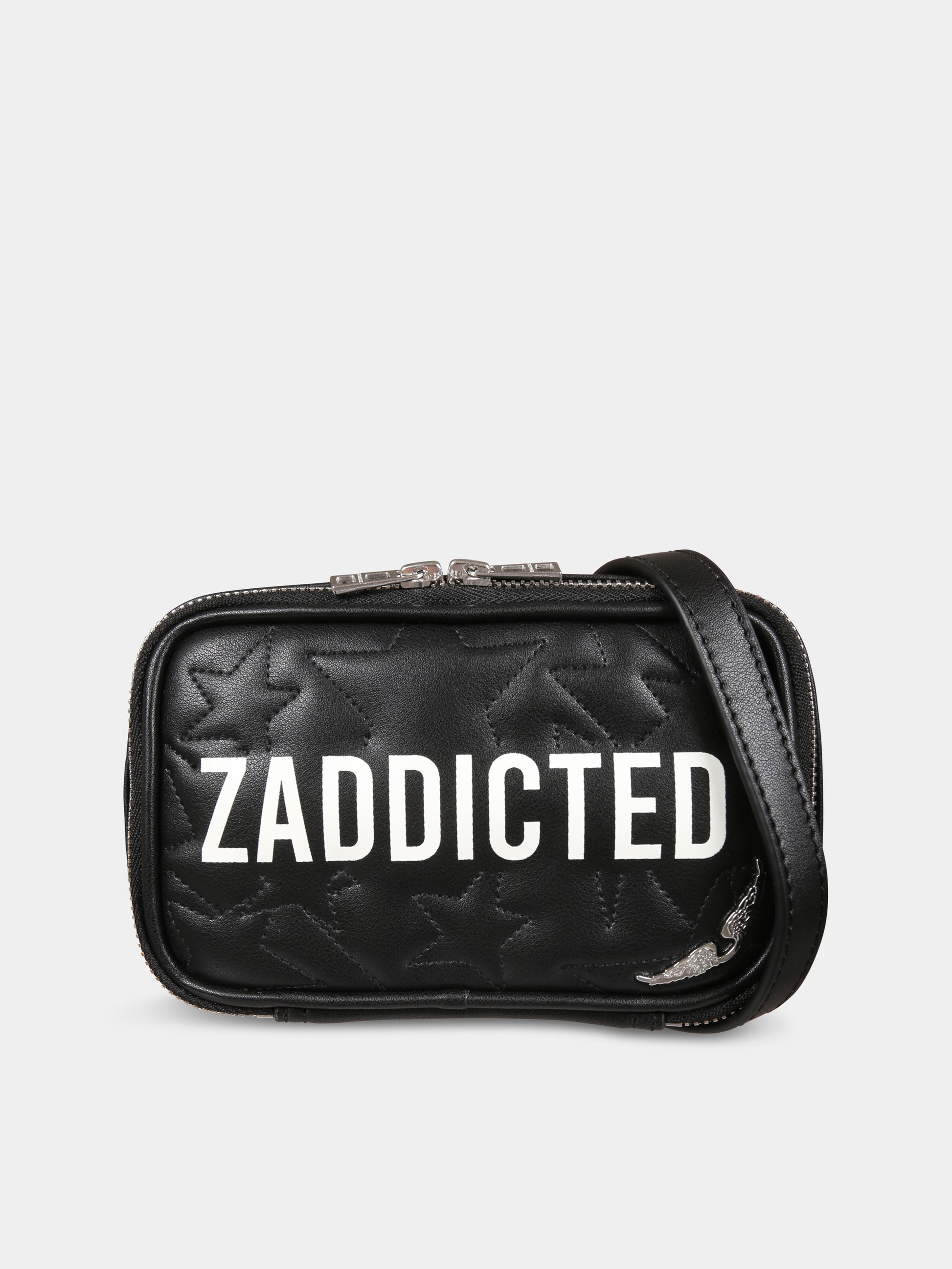 Borsa nera per bambina con logo,Zadig & Voltaire Kids,X60262 09B