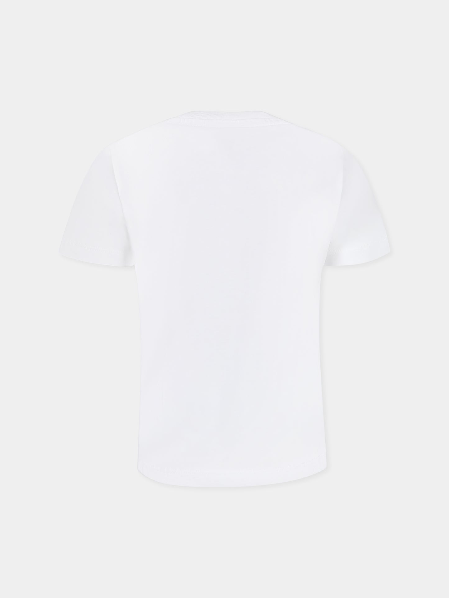 T-shirt blanc pour enfants avec logo