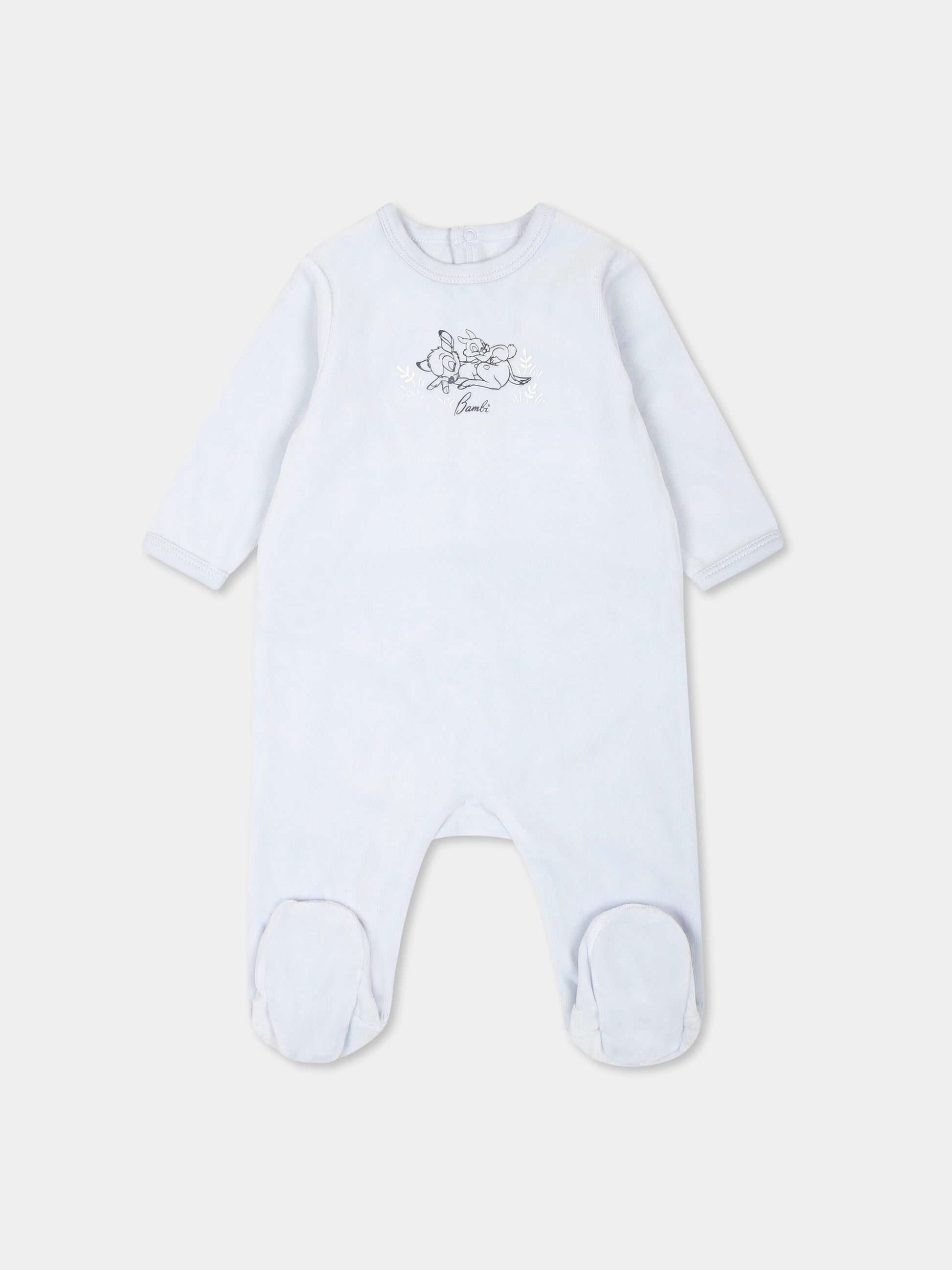 Tutina celeste per neonato con Bambi,Carrement Beau,Y30310 78K