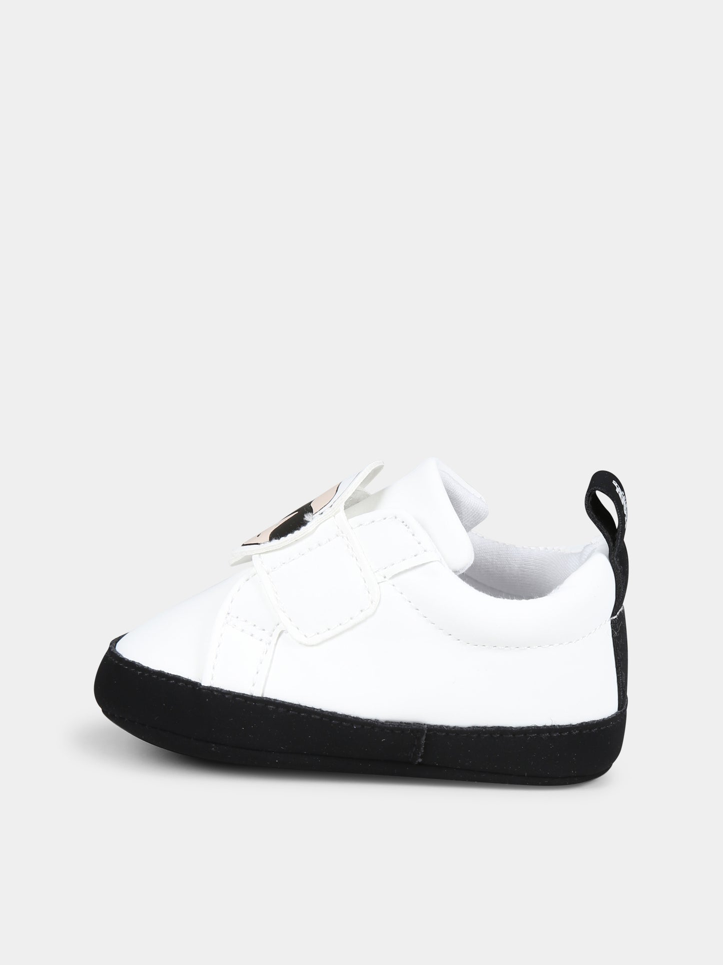 Sneakers bianche per neonati con Karl,Karl Lagerfeld Kids,Z30320 10P