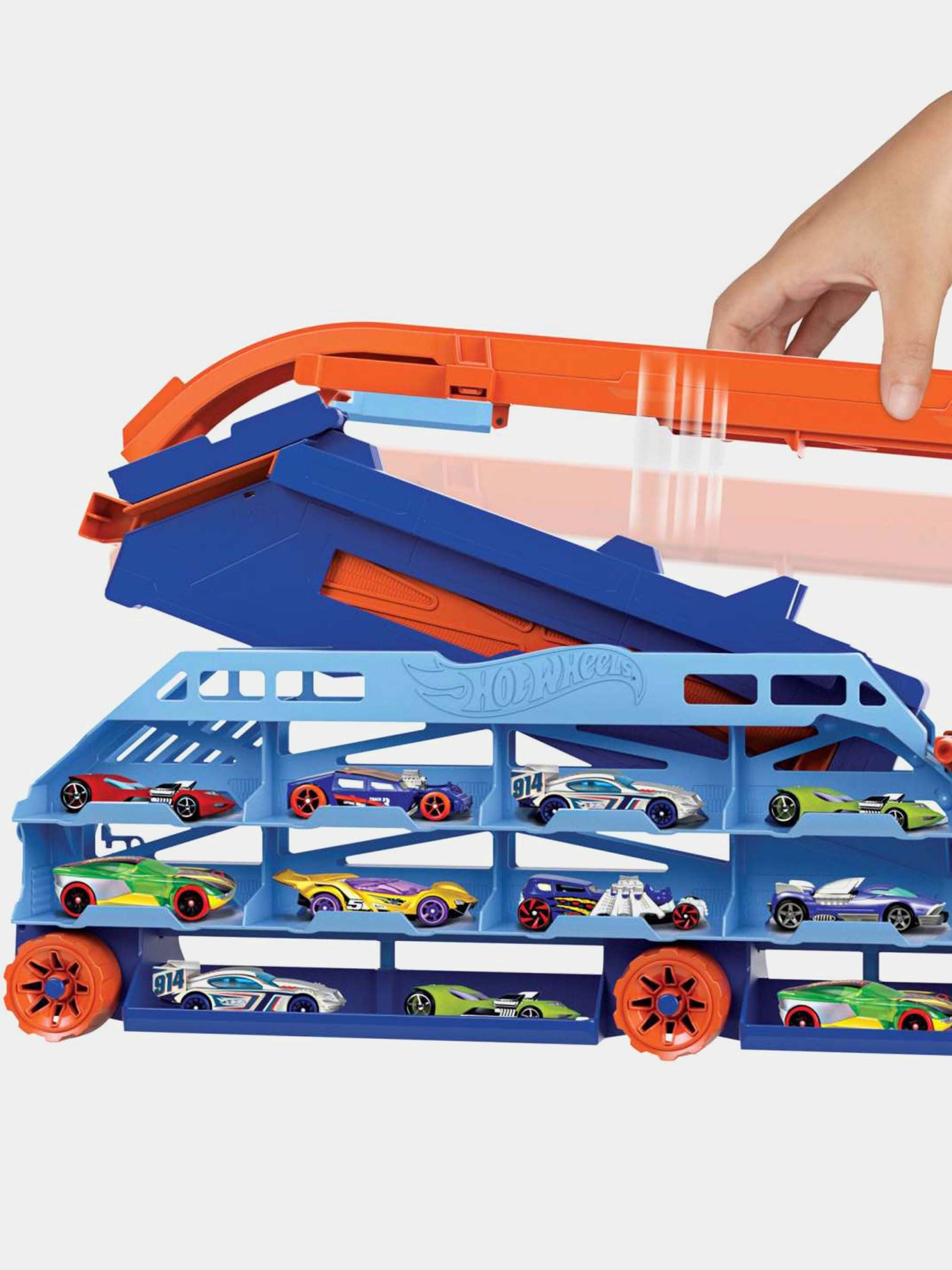 Autotrasportatore multicolor per bambino,Hot Wheels,HDY92