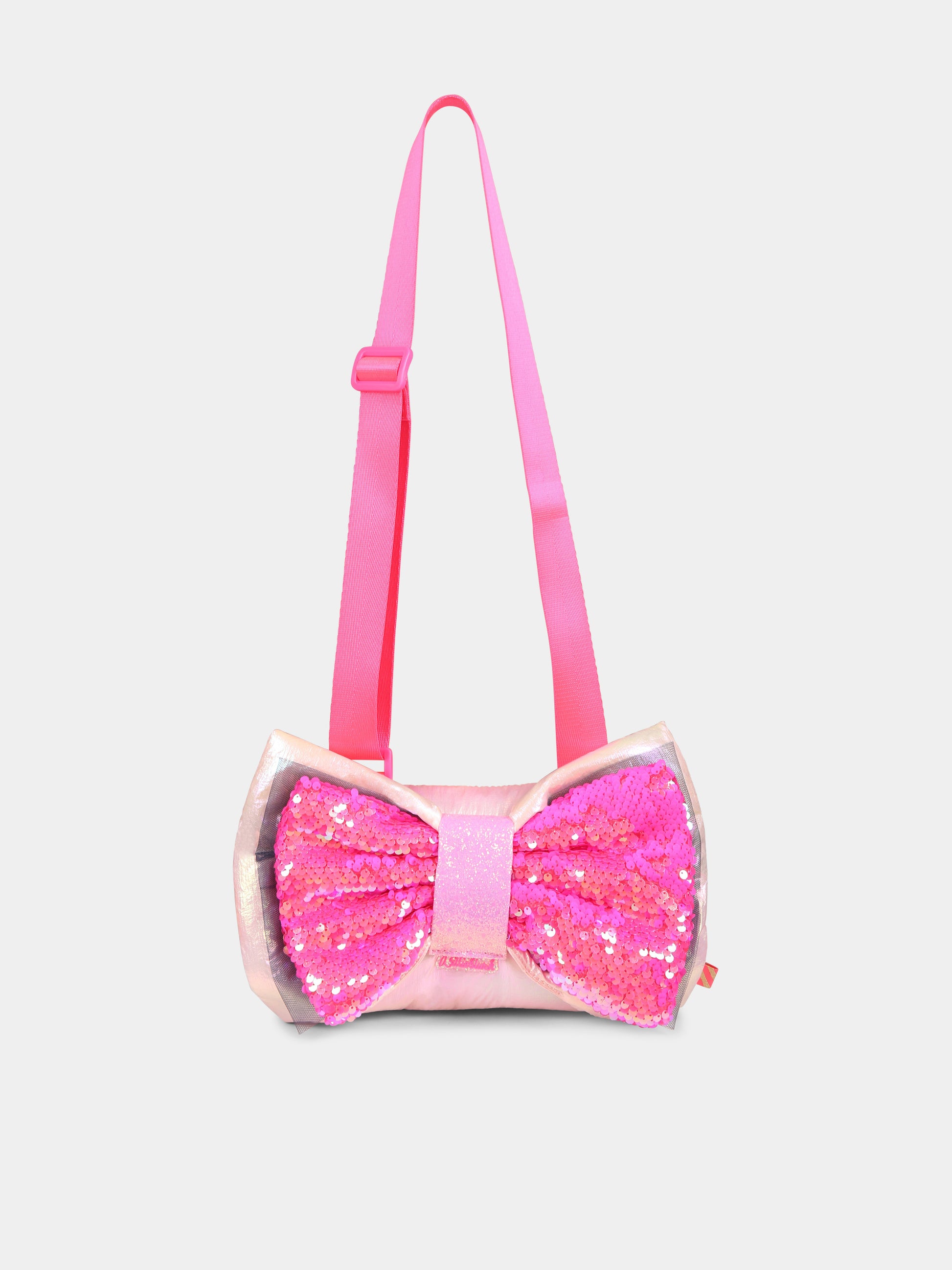 Borsa fucsia per bambina con fiocco,Billieblush,U20618 47A