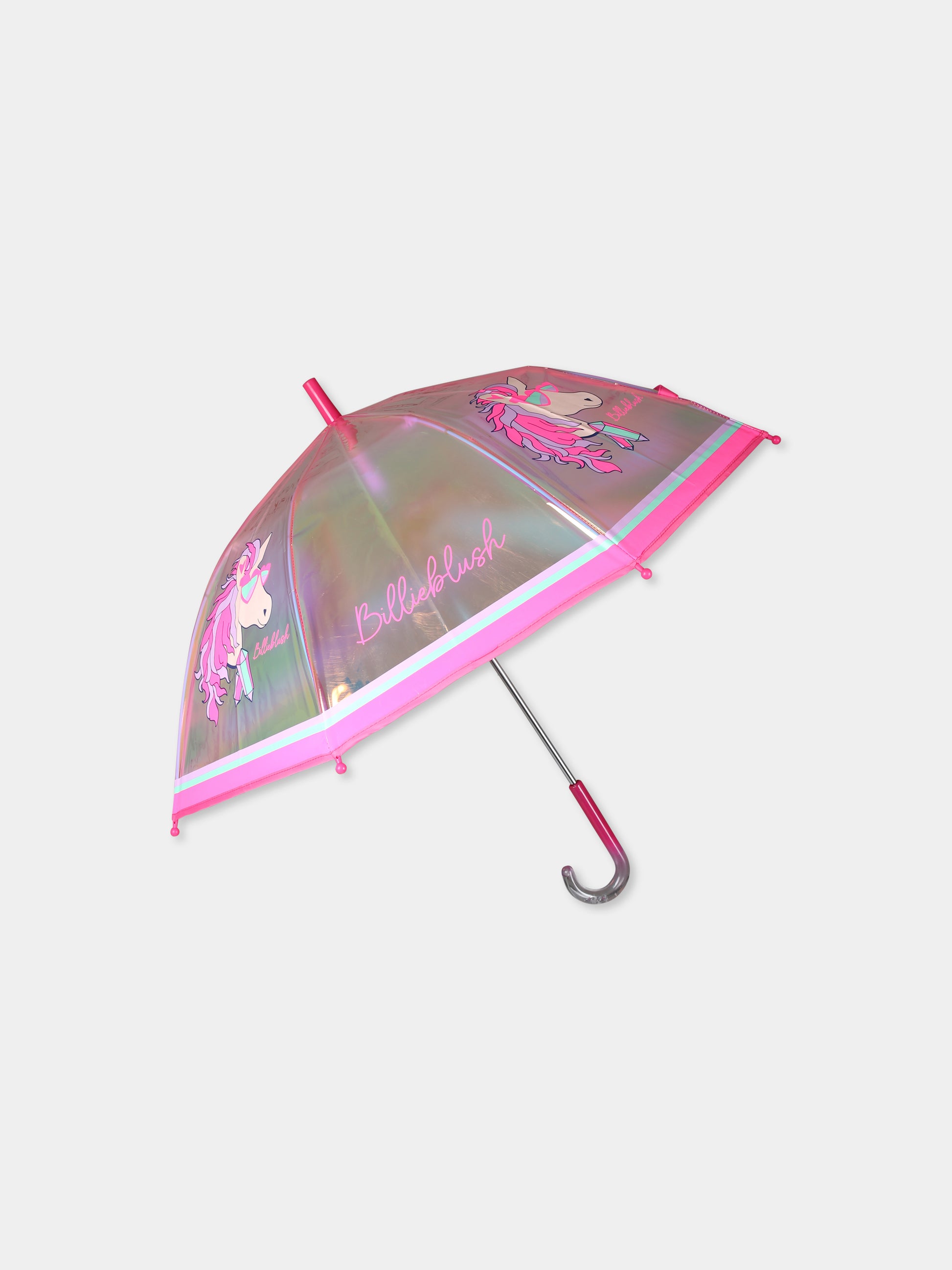 Ombrello trasparente per bambina con pegaso,Billieblush,U20594 47A