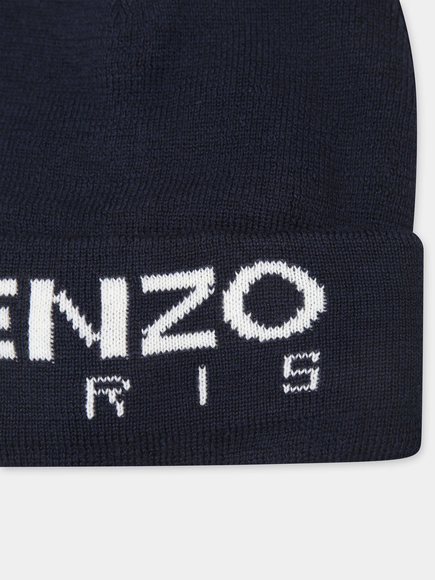 Cappello blu per bambino con logo,Kenzo Kids,K60604 84A