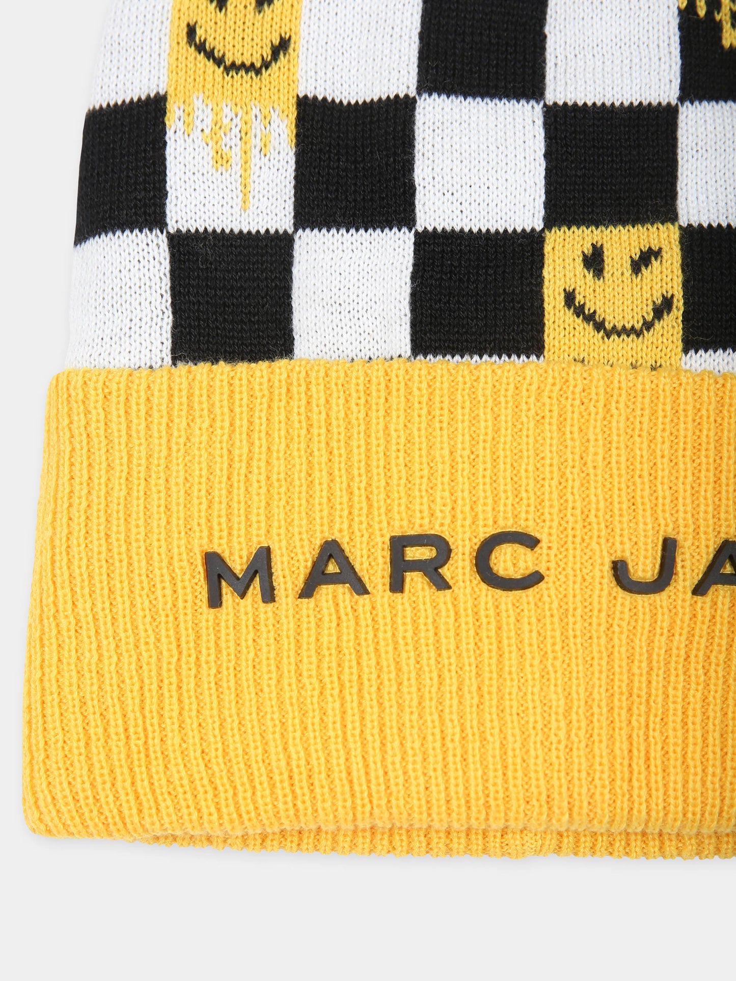 Berretto giallo per bambini con logo,Marc Jacobs,W60350 566