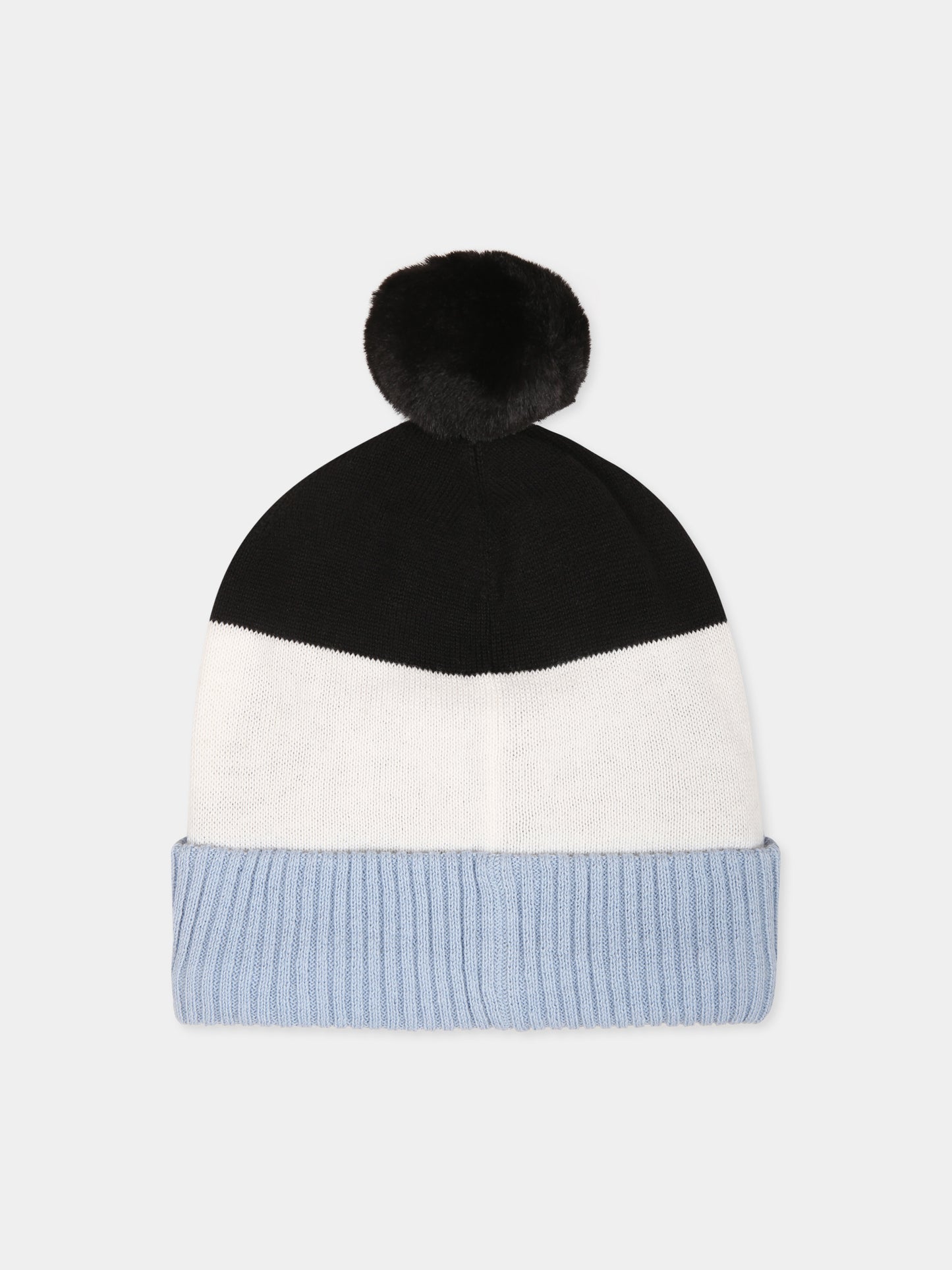 Berretto blu per neonato con logo,Boss,J51597 049