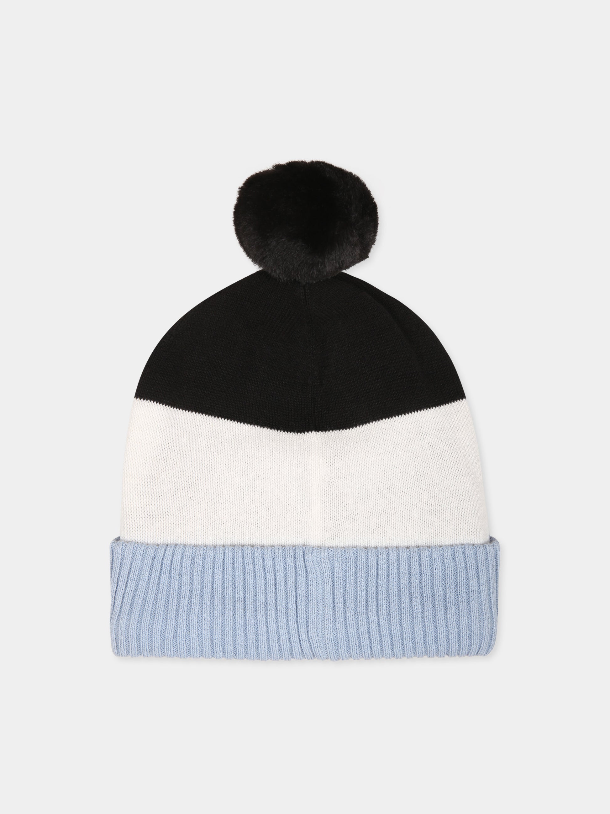 Berretto blu per neonato con logo,Boss,J51597 049