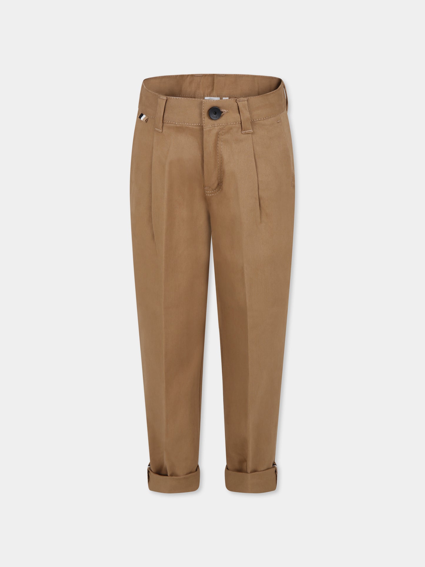 Pantaloni beige per bambino,Boss,J51145 269