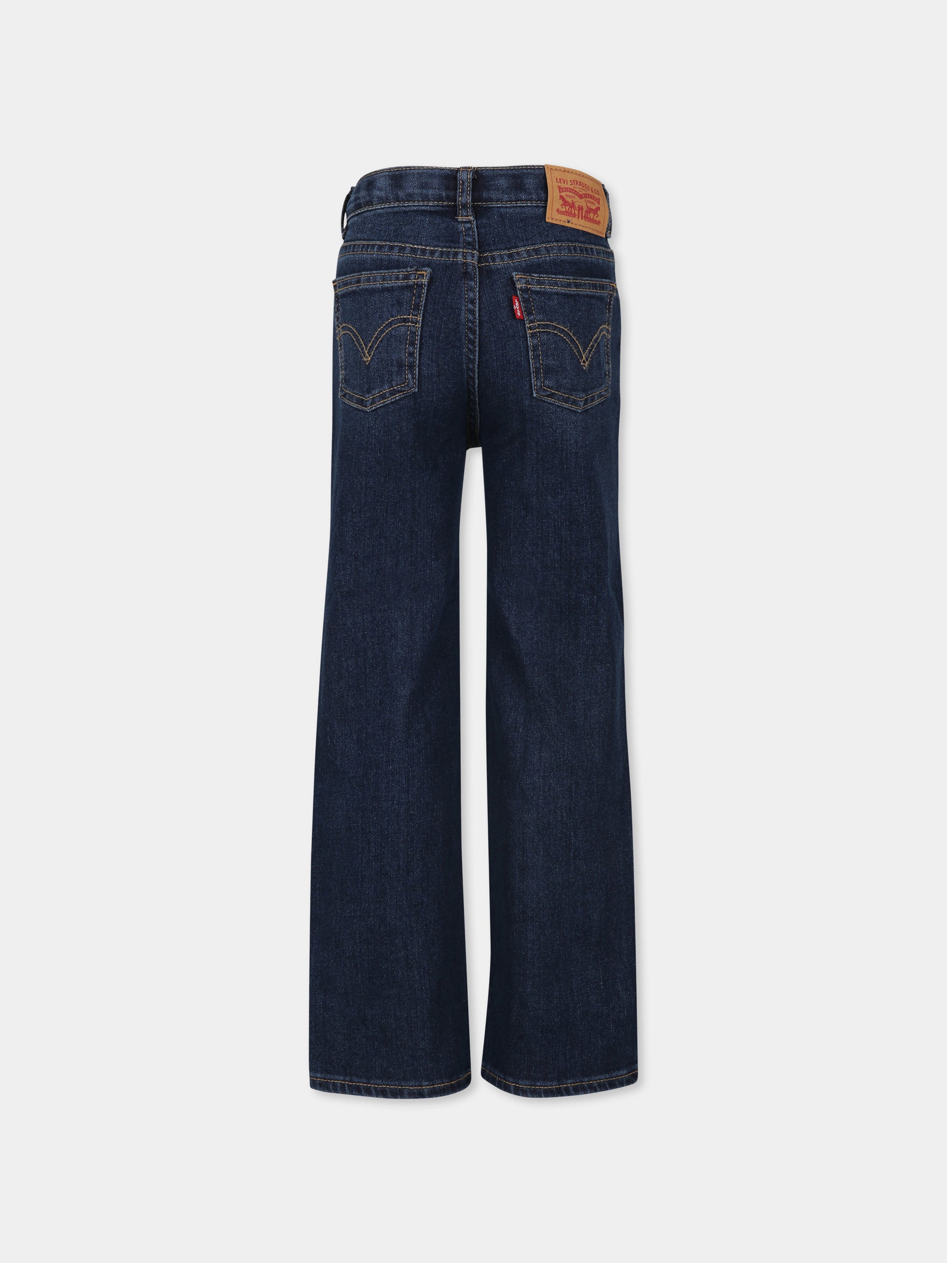 Jeans blu per bambino con logo,Levi's Kids,EG381 DAE