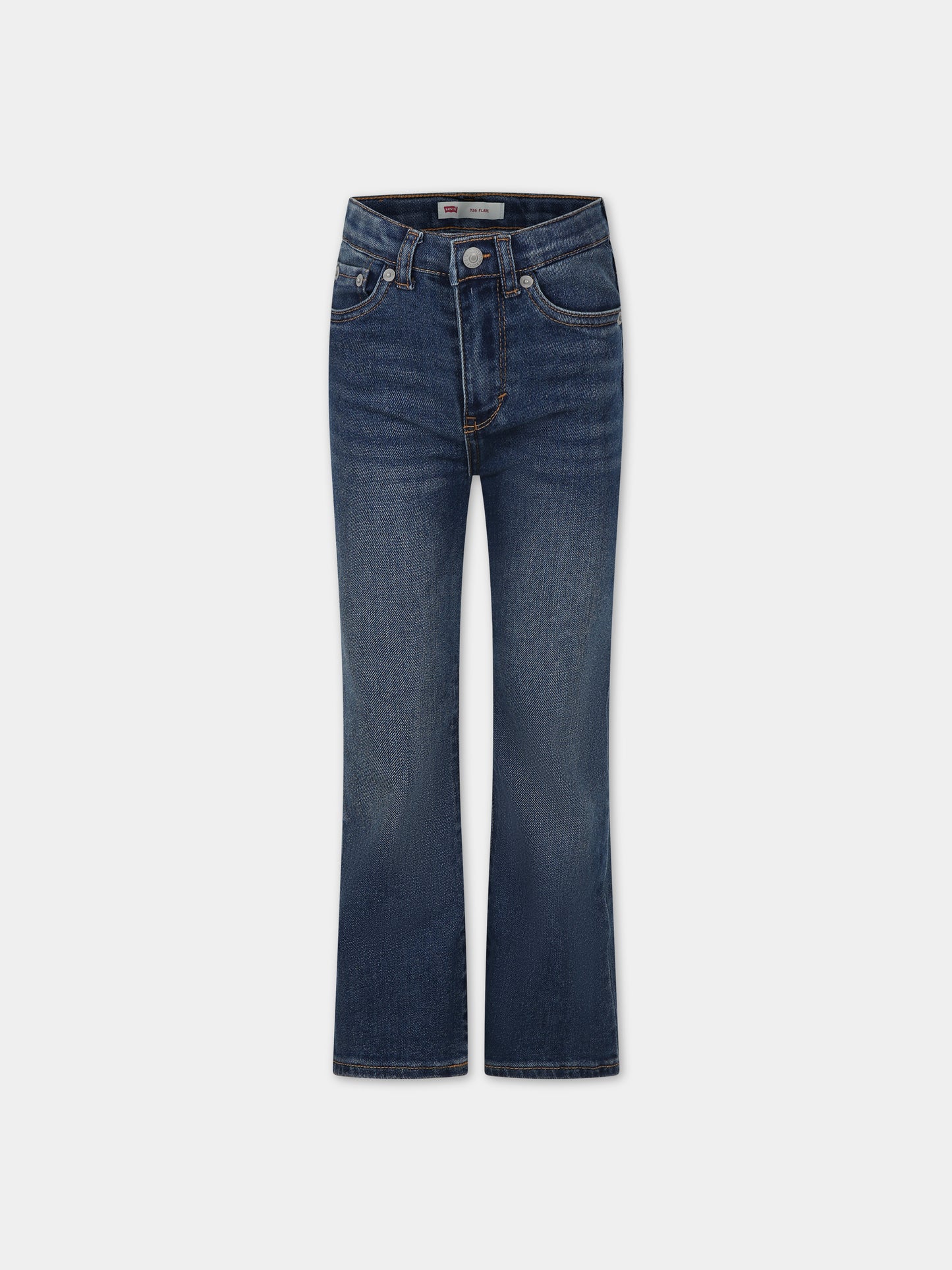 Jeans in denim per bambina con patch logato,Levi's Kids,23WLK3EG970 D5Q