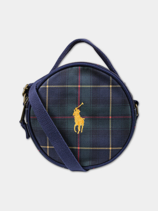 Borsa blu per bambina con logo,Ralph Lauren Kids,23WRL4AR106 ECD