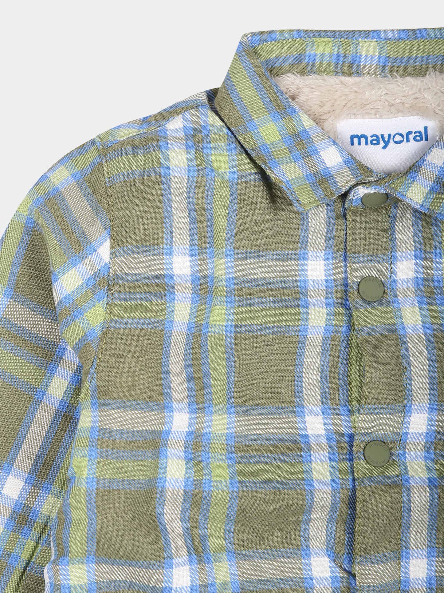 Camicia verde per neonato,Mayoral,2187 059