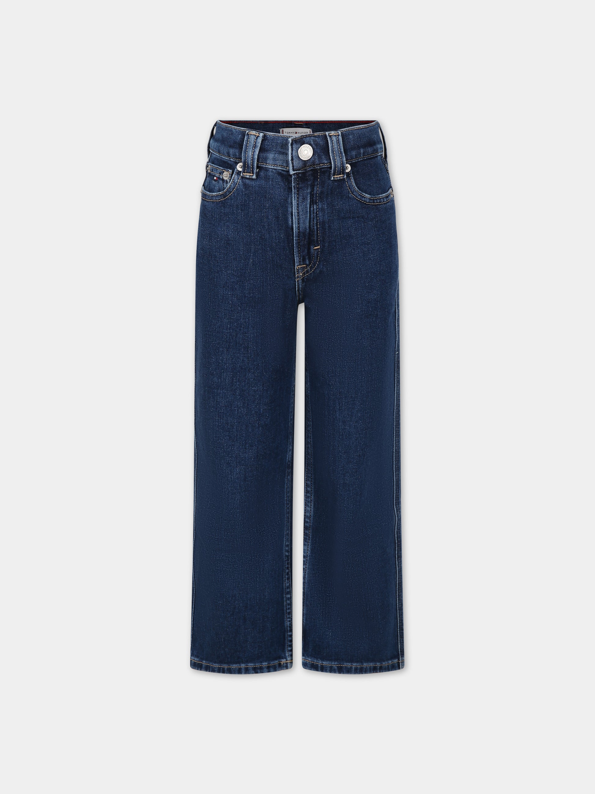 Jeans in denim per bambina con logo,Tommy Hilfiger Junior,23W KG0KG07536 1BJ