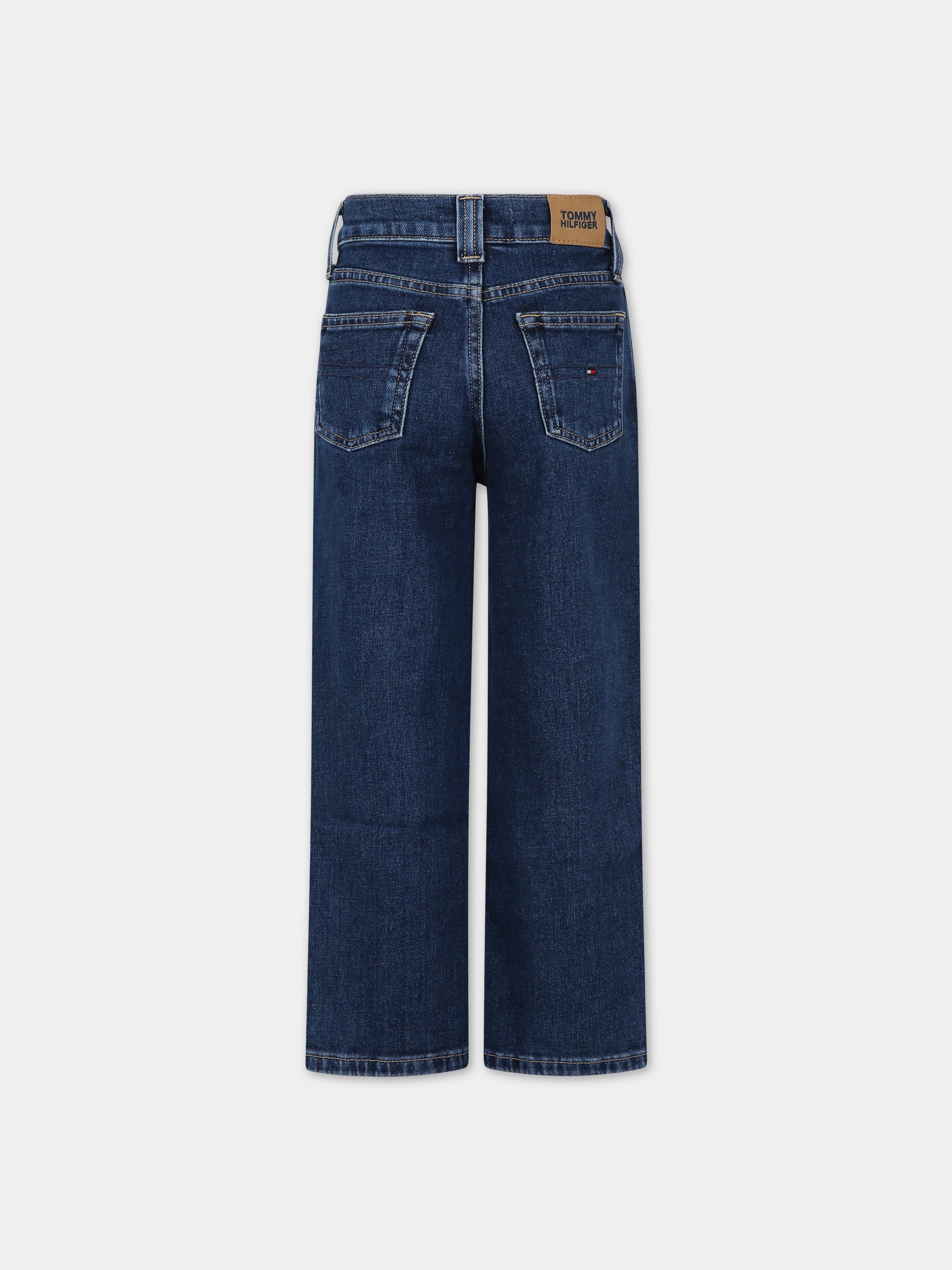 Jeans in denim per bambina con logo,Tommy Hilfiger Junior,23W KG0KG07536 1BJ