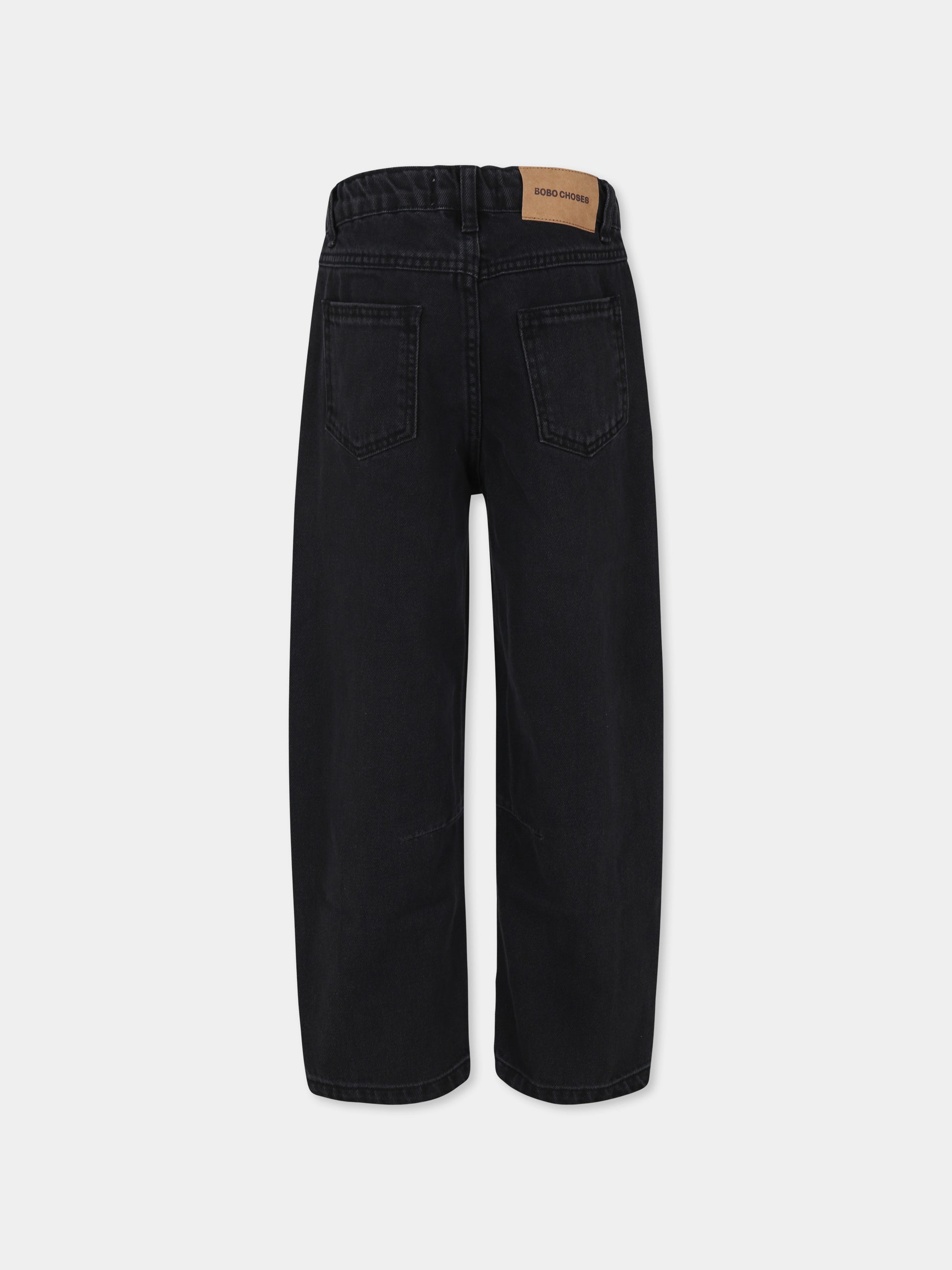 Jeans neri per bambini con logo,Bobo Choses,B224AC107