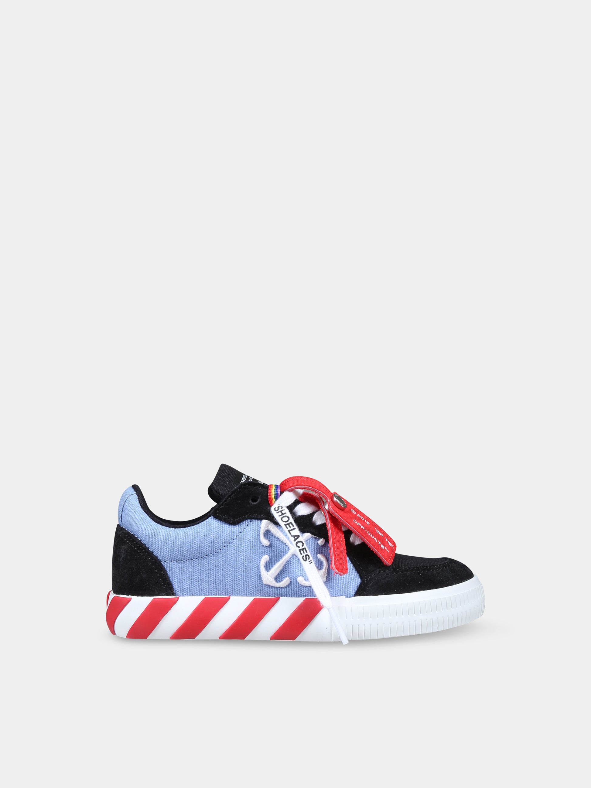 Sneakers nere per bambino con frecce,Off White,OBIA003F24LEA0011040