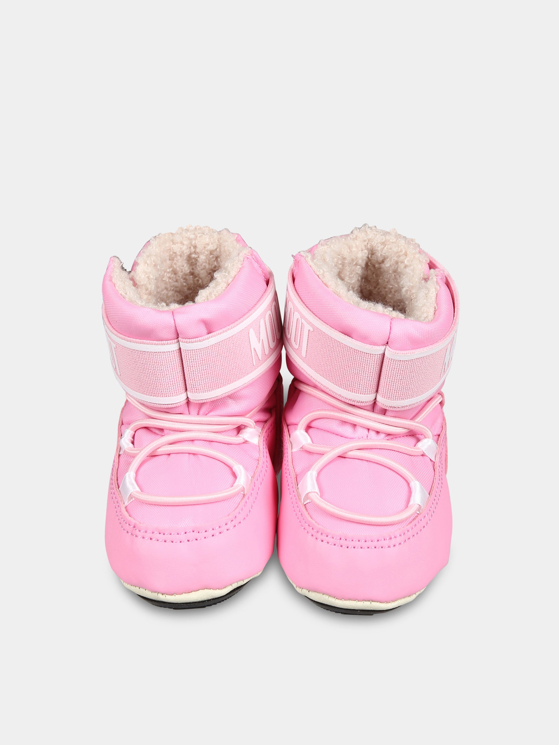 Moon Boot rosa per neonata,Moon Boot,80D3401020 J004