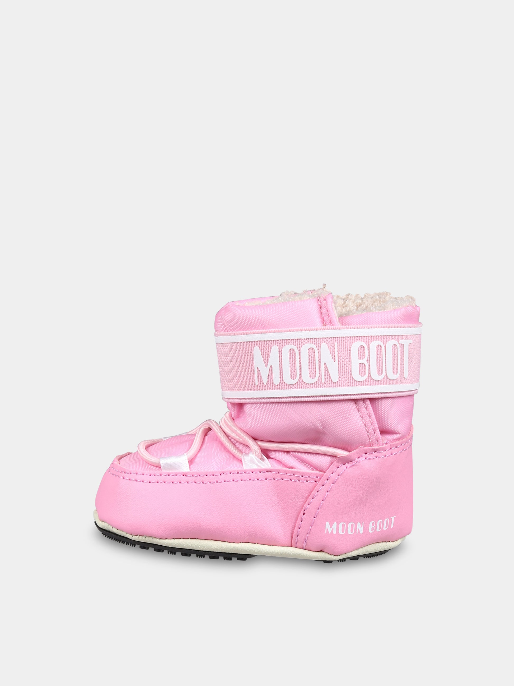 Moon Boot rosa per neonata,Moon Boot,80D3401020 J004