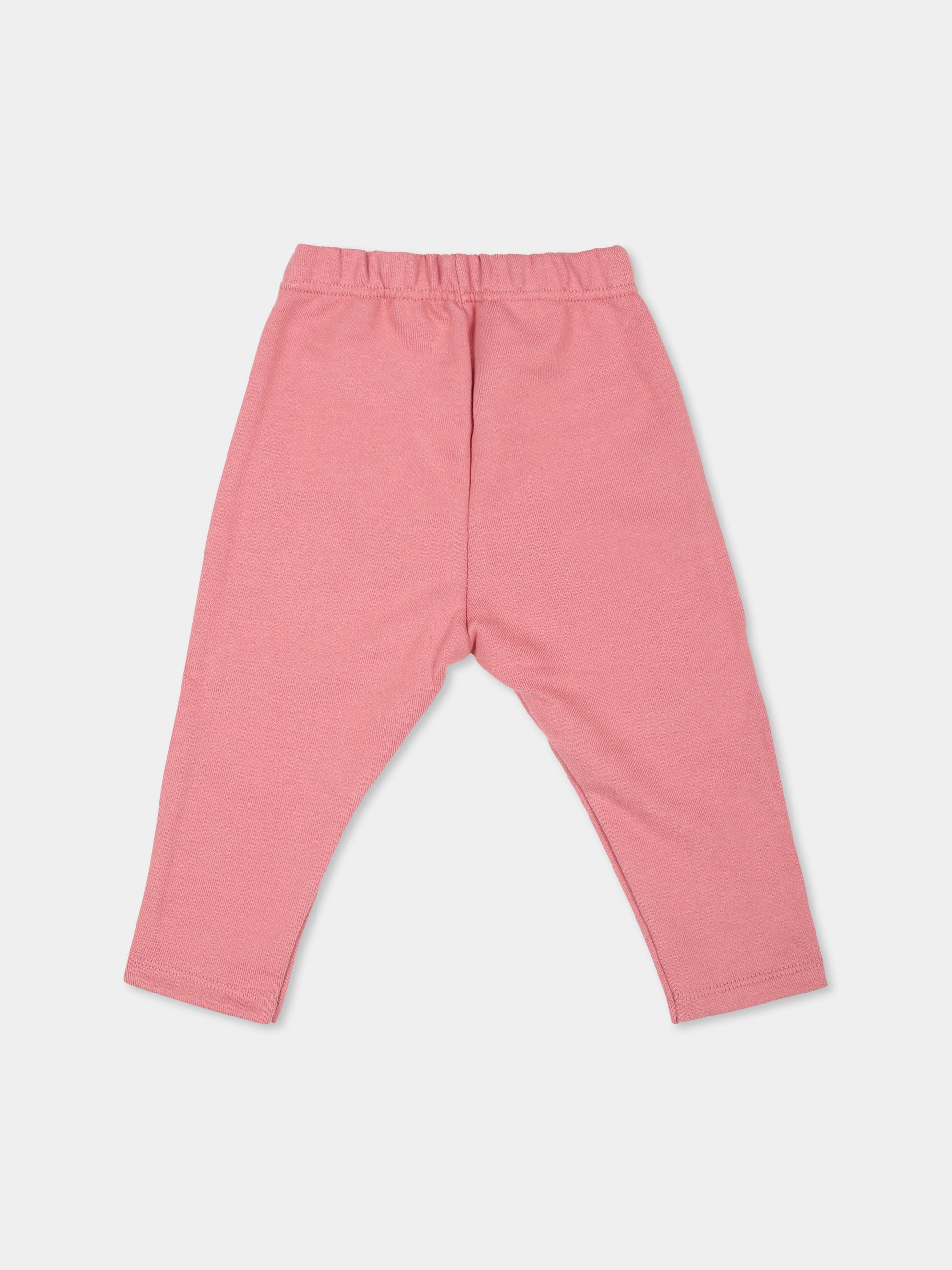 Pantaloni rosa per neonata con logo,Petit Bateau,A0BQ0 ROSEWOOD 04