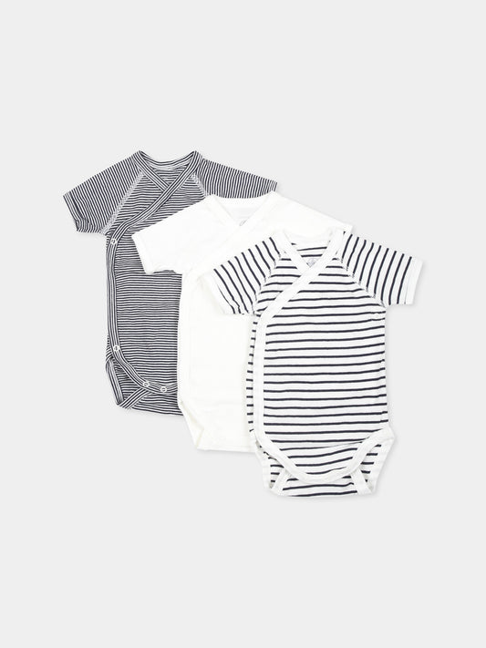 Set body multicolor per neonato,Petit Bateau,A097H VARIANTE 1 00