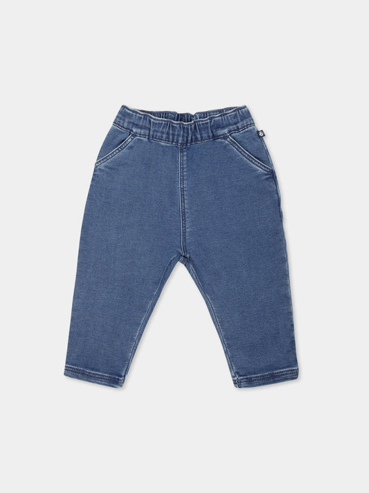 Jeans blu per neonati,Petit Bateau,A08FF BLEU DELAVE 01