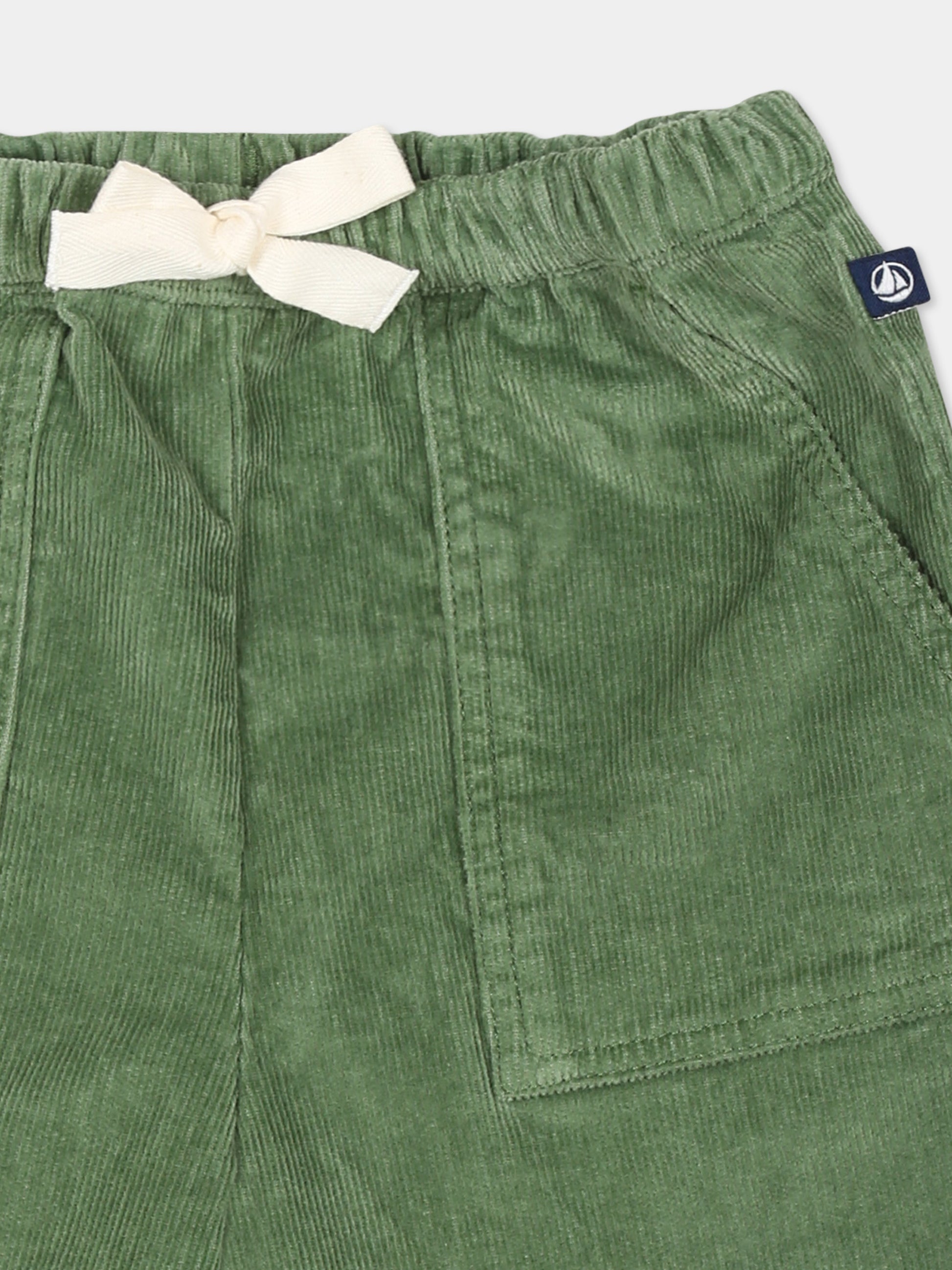 Pantaloni verdi per neonato,Petit Bateau,A0B15 PALMERAIE 02