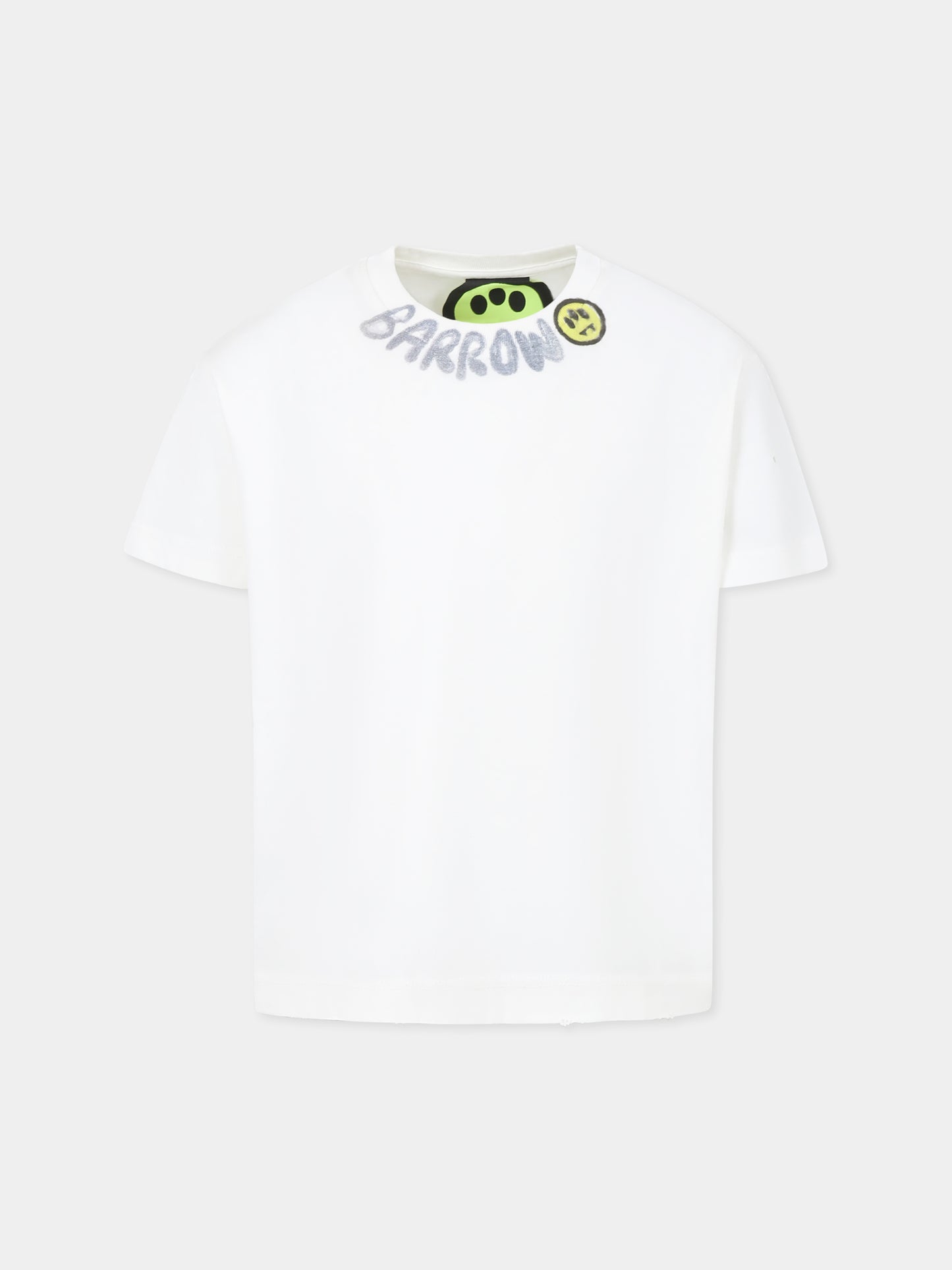 T-shirt ivoire pour enfanst avec smiley