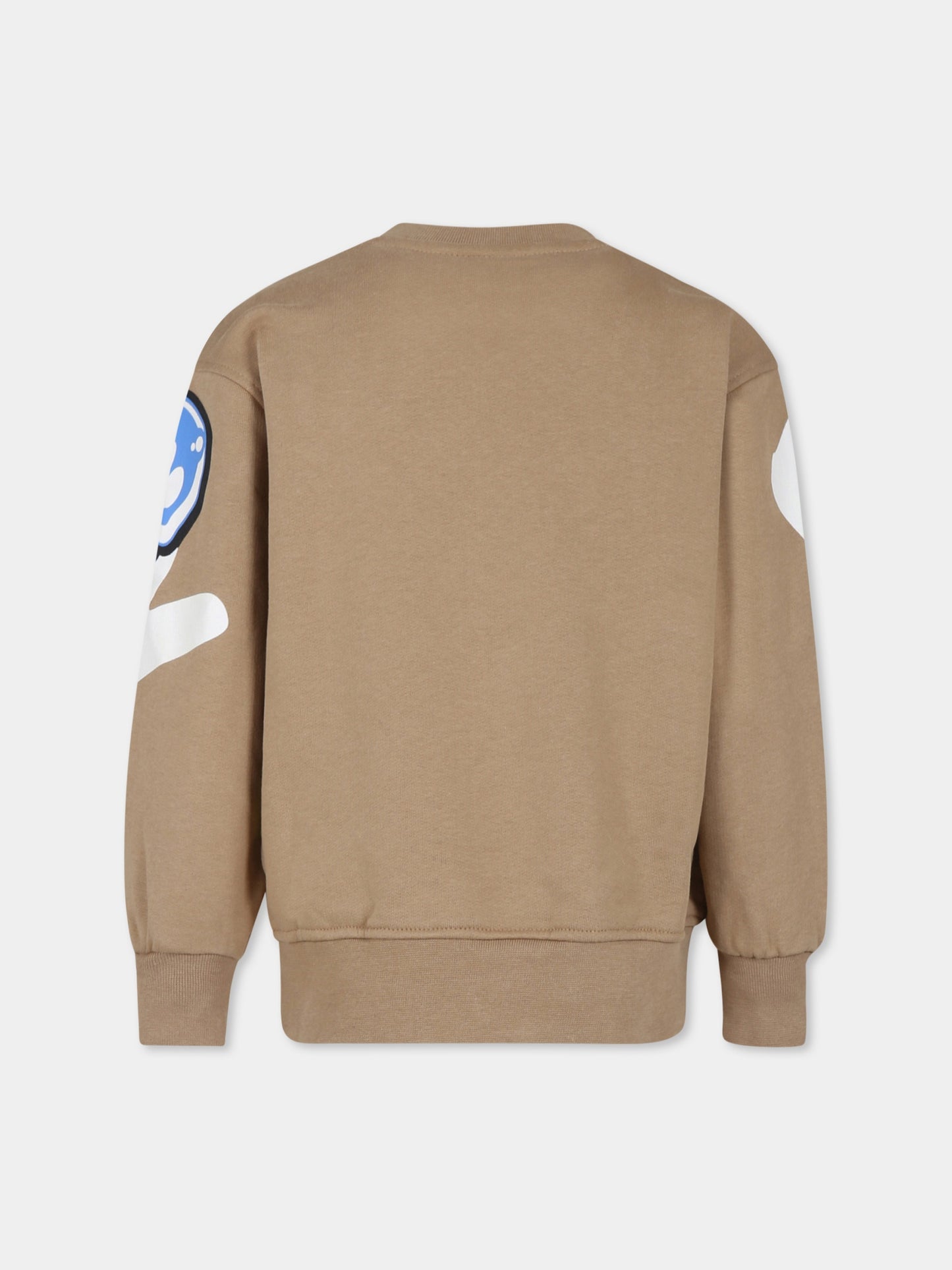 Sweat beige pour enfants avec logo
