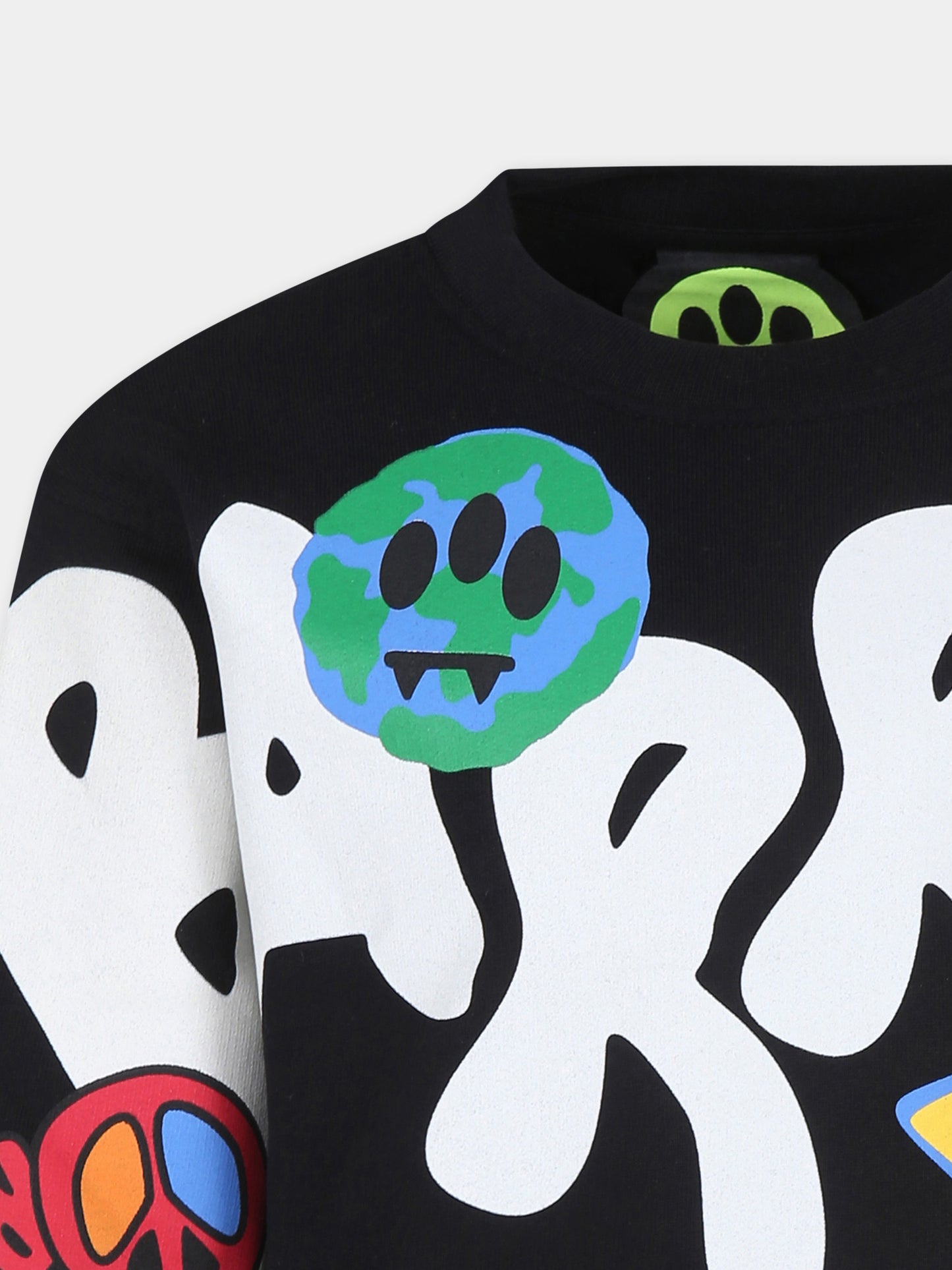 Sweat noir pour enfants avec logo